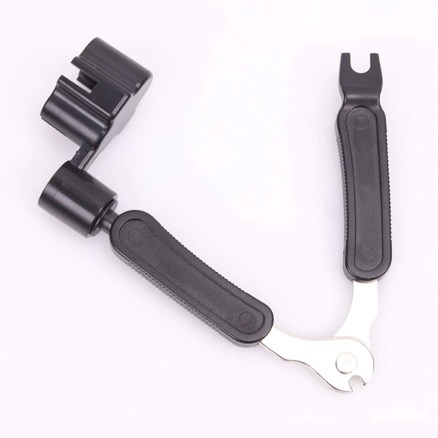 Onwon 3-In-1 Guitar String Winder Cutter Bridge Pin Puller Tool - Multifunctional Guitar Maintenance Tool - String Peg Winder + String Cutter + Pin Puller Instrument Accessories - Image 2
