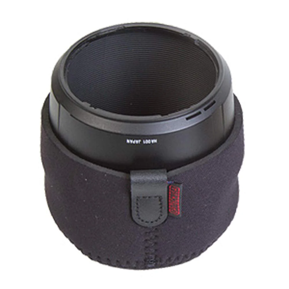 OP/Tech USA Hood Hat – Universal Lens Cap for DSLR & Digital Cameras | Neoprene Camera Lens Hood, Soft Cap for Camera Lens & Protection - Medium (Black) - Made in USA 0-8 Black - Image 4
