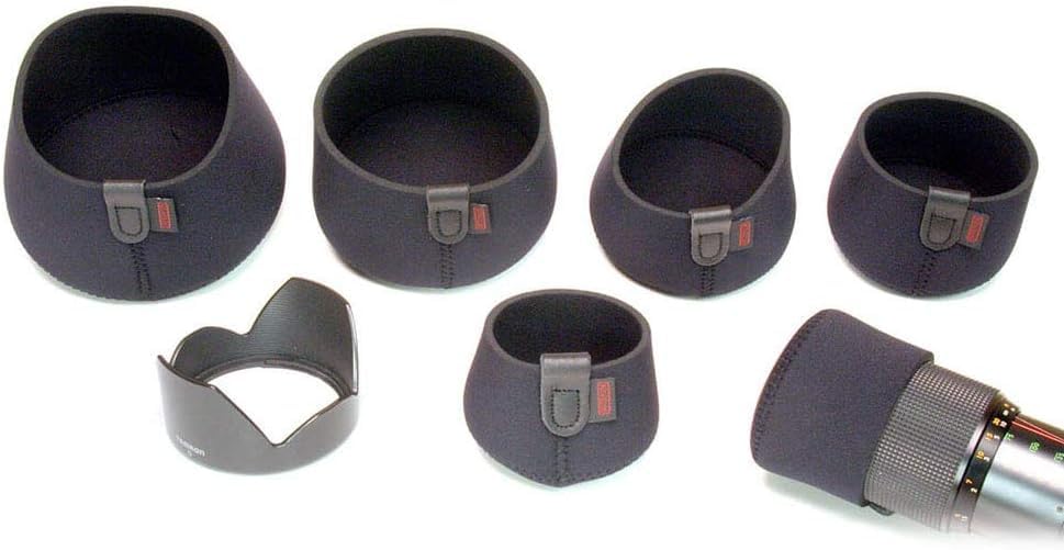 OP/Tech USA Hood Hat – Universal Lens Cap for DSLR & Digital Cameras | Neoprene Camera Lens Hood, Soft Cap for Camera Lens & Protection - Medium (Black) - Made in USA 0-8 Black - Image 7