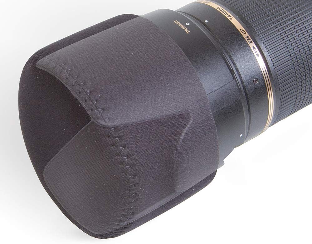 OP/Tech USA Hood Hat – Universal Lens Cap for DSLR & Digital Cameras | Neoprene Camera Lens Hood, Soft Cap for Camera Lens & Protection - XXL (Black) - Made in USA - Image 6