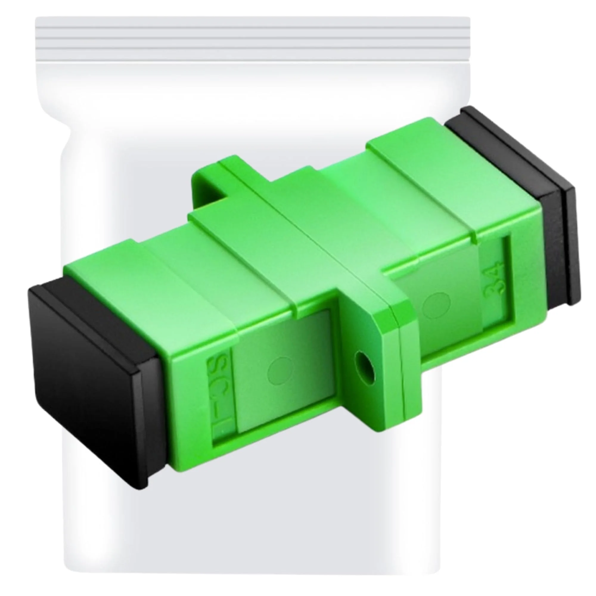 opteec® Coupler/Adapter - SC-APC/SC-APC - Female/Female - for Fiber Optic Cable - Simplex Single Mode SC/APC - SC/APC