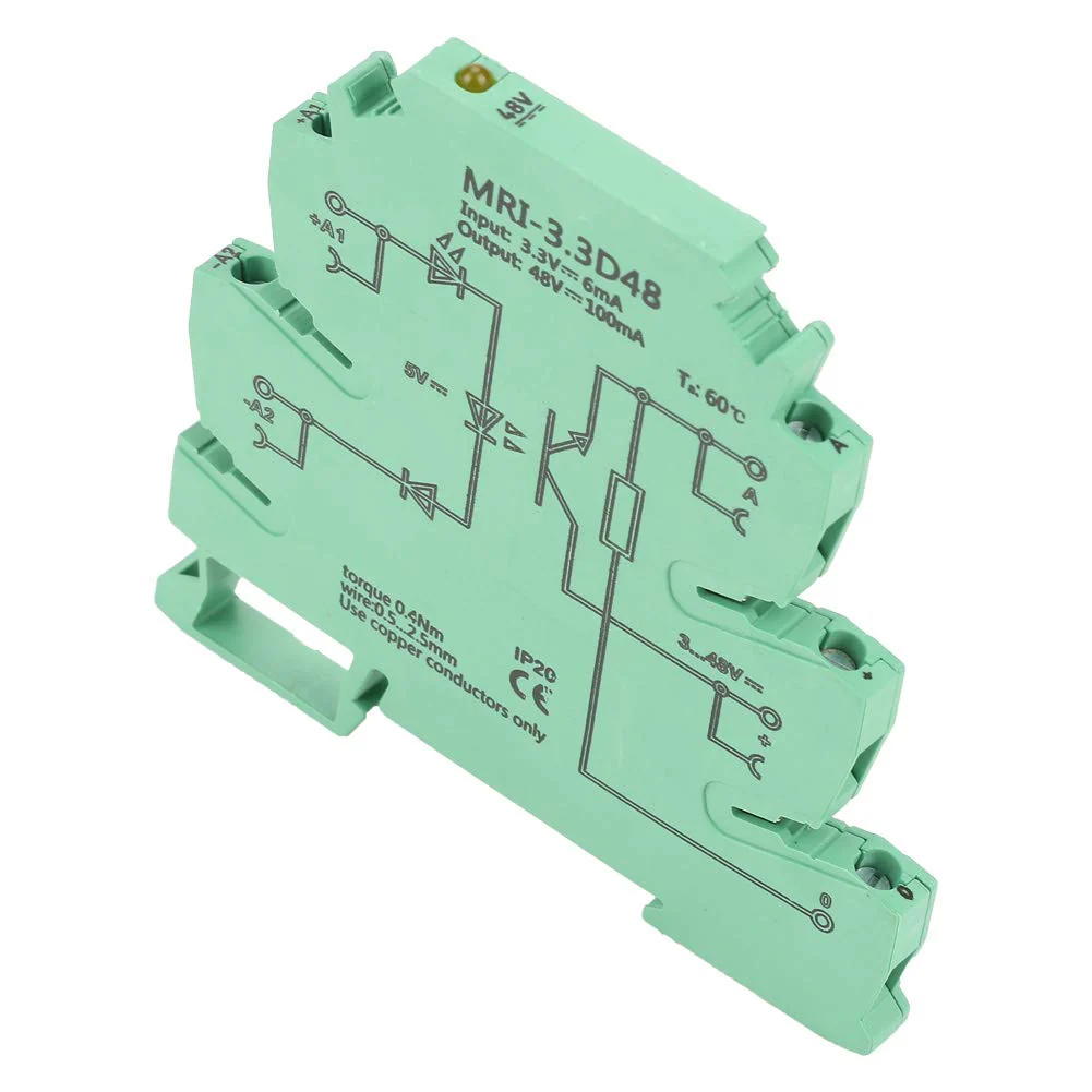 Optocoupler, PLC Relay, MRI-3.3D48 DC Separates Photoelectric Coupler Separating PLC Relay Module Input 3.3VDC Output 3-48VDC - Image 4