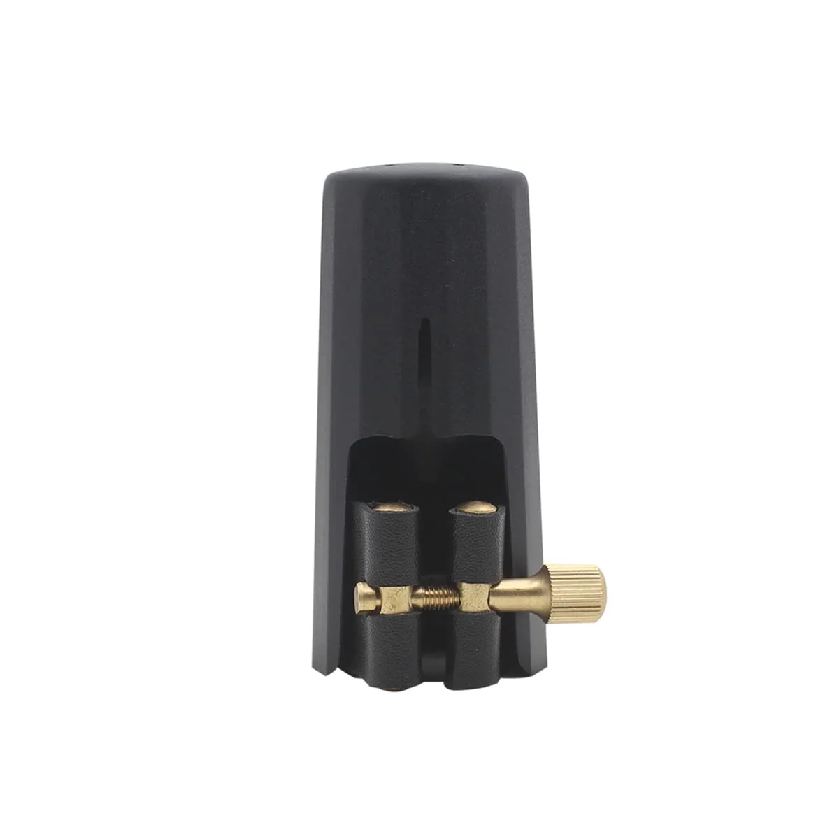 OriGlam Woodwinds Alto Saxophone Mouthpiece Cap, Leather Ligature Fastener with Plastic Mouthpiece Cap for Sax Saxophone (Alto) - Image 6