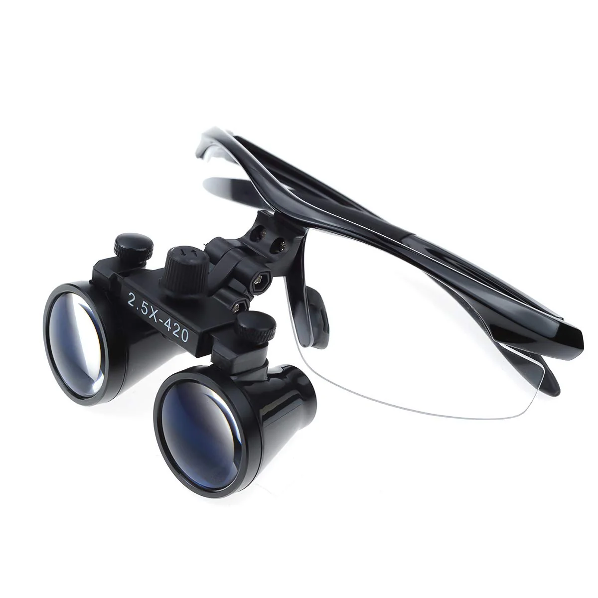 ORILAO 2.5x420mm Anti Fog Magnifier Portable Magnifying Glass Surgical Magnifier Magnifying Glass Black - Image 5