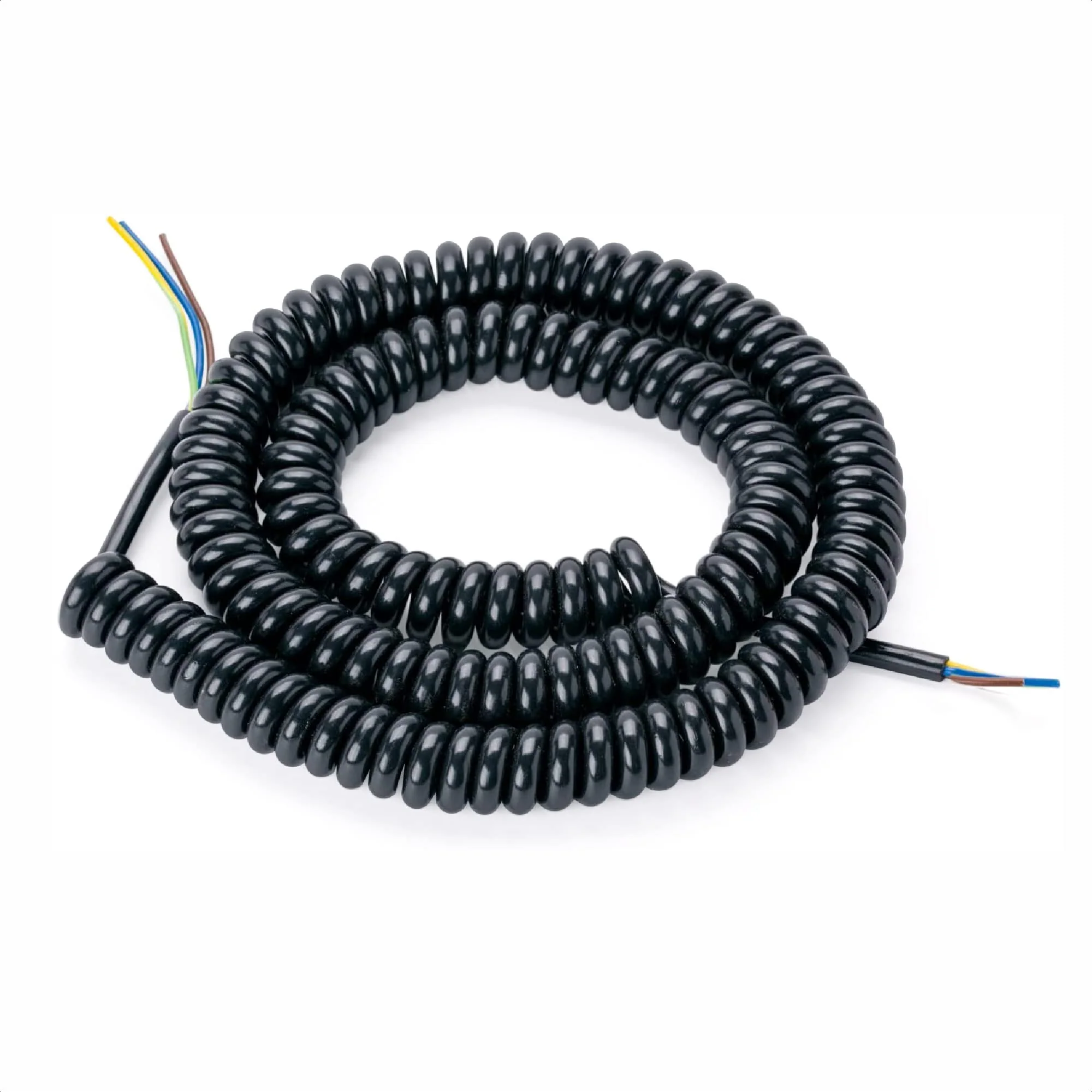 ORION LIGHTSTYLE Spiral Cable 3 Core Spiral Extension Electric Cable Light Cable Lamp Cable Black