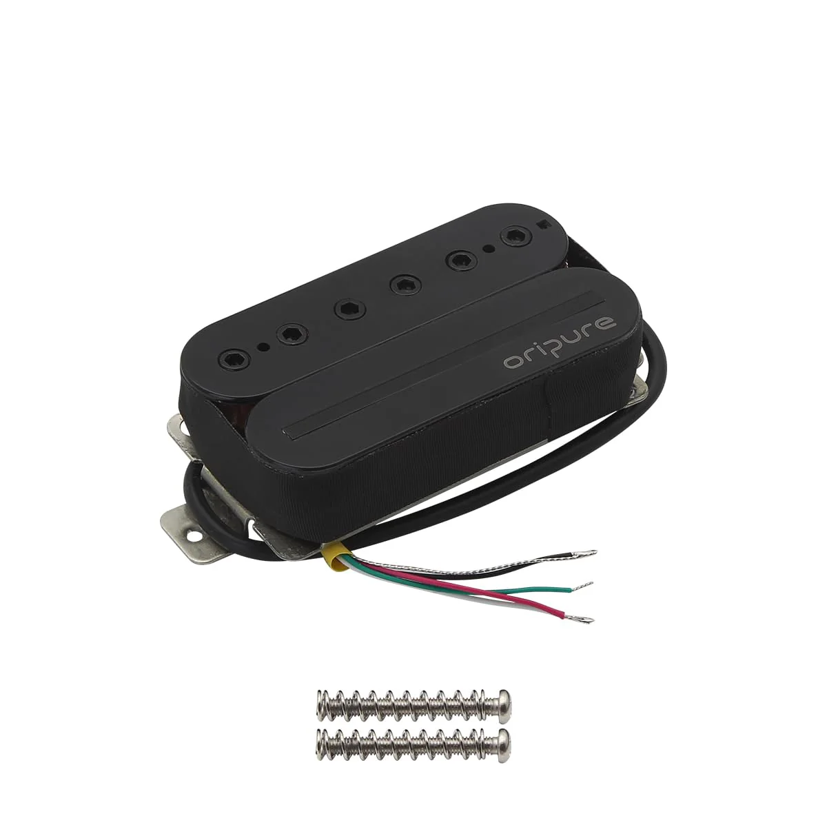 Oripure Alnico 5 Guitar Humbucker Pickups Bridge Pickup Hot Dual Rail & Screw Poles