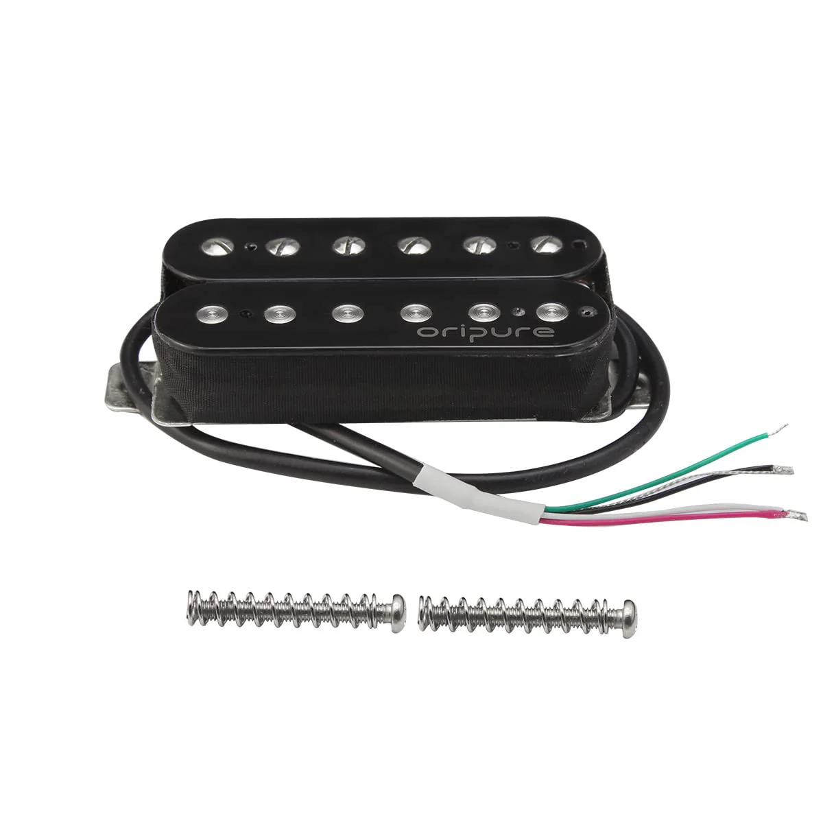 OriPure Alnico 5 Humbucker Pickups Black 7-8K Neck Pickup Black Neck Pickup