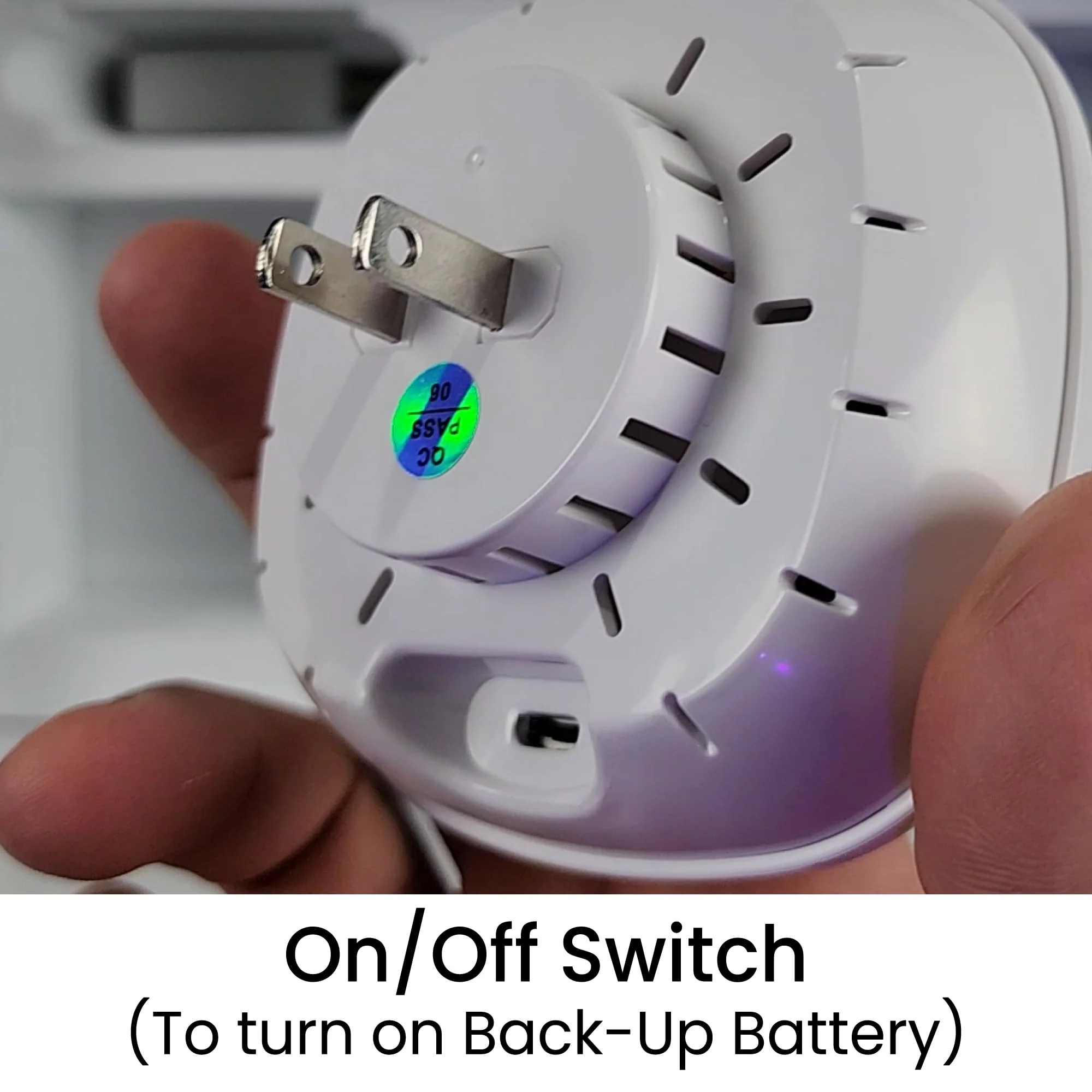 OSI Wireless Alarm Strobe Siren (Gen 2) - Accessory for OSI Smart Alarm System (Gen 2) ,Wi-Fi Wireless Strobe Siren, Plugs into Electrical Outlet, 8 Hour Back-up Lithium Battery - Image 5