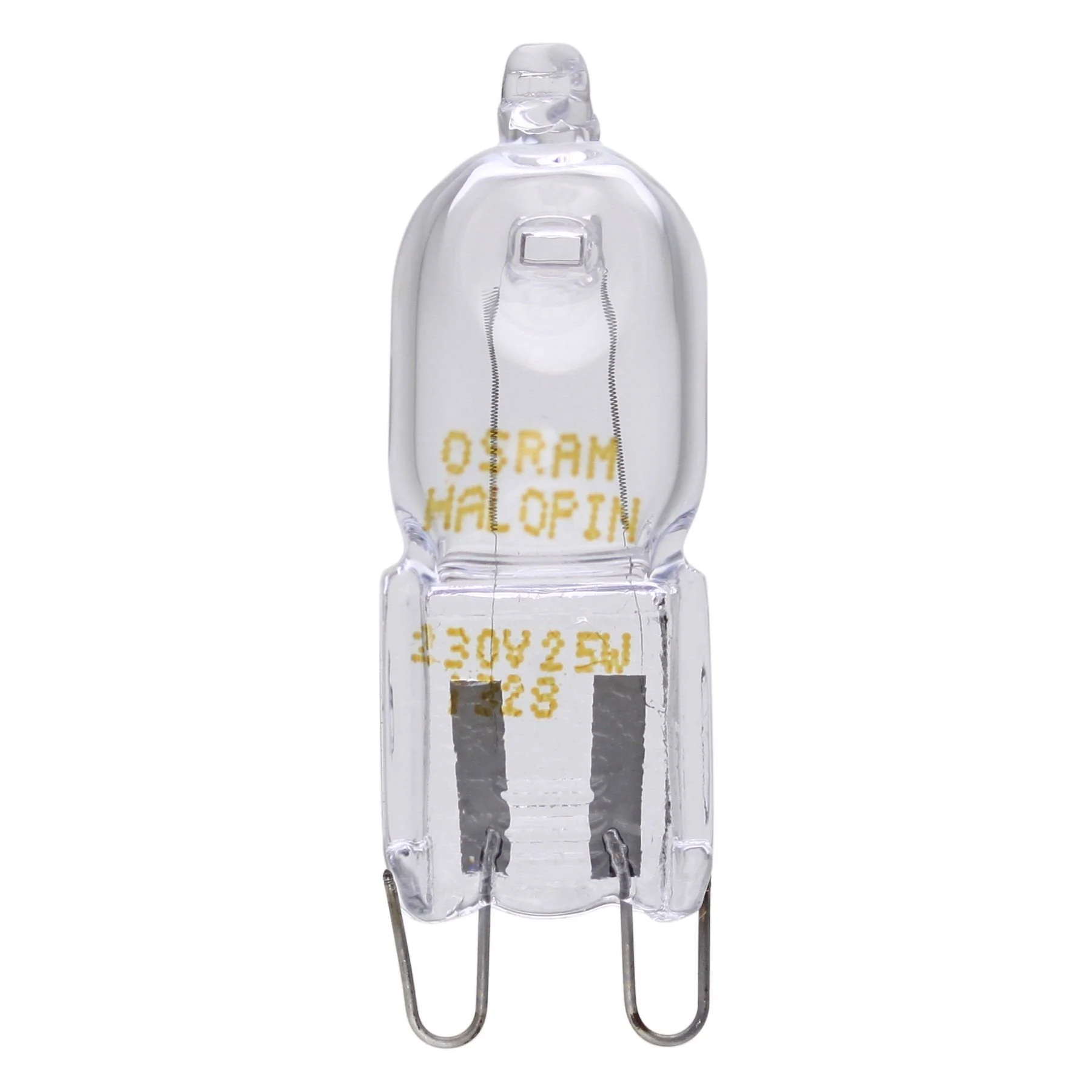 OSRAM Halopin Special Oven Bulb, 230v 25w G9 Halogen Capsule, Used By BOSCH NEFF SIEMENS DELONGHI OCEAN FAGOR For Cooker And Microwave Oven Applications, High Temperature Tolerant, *SEE NOTE