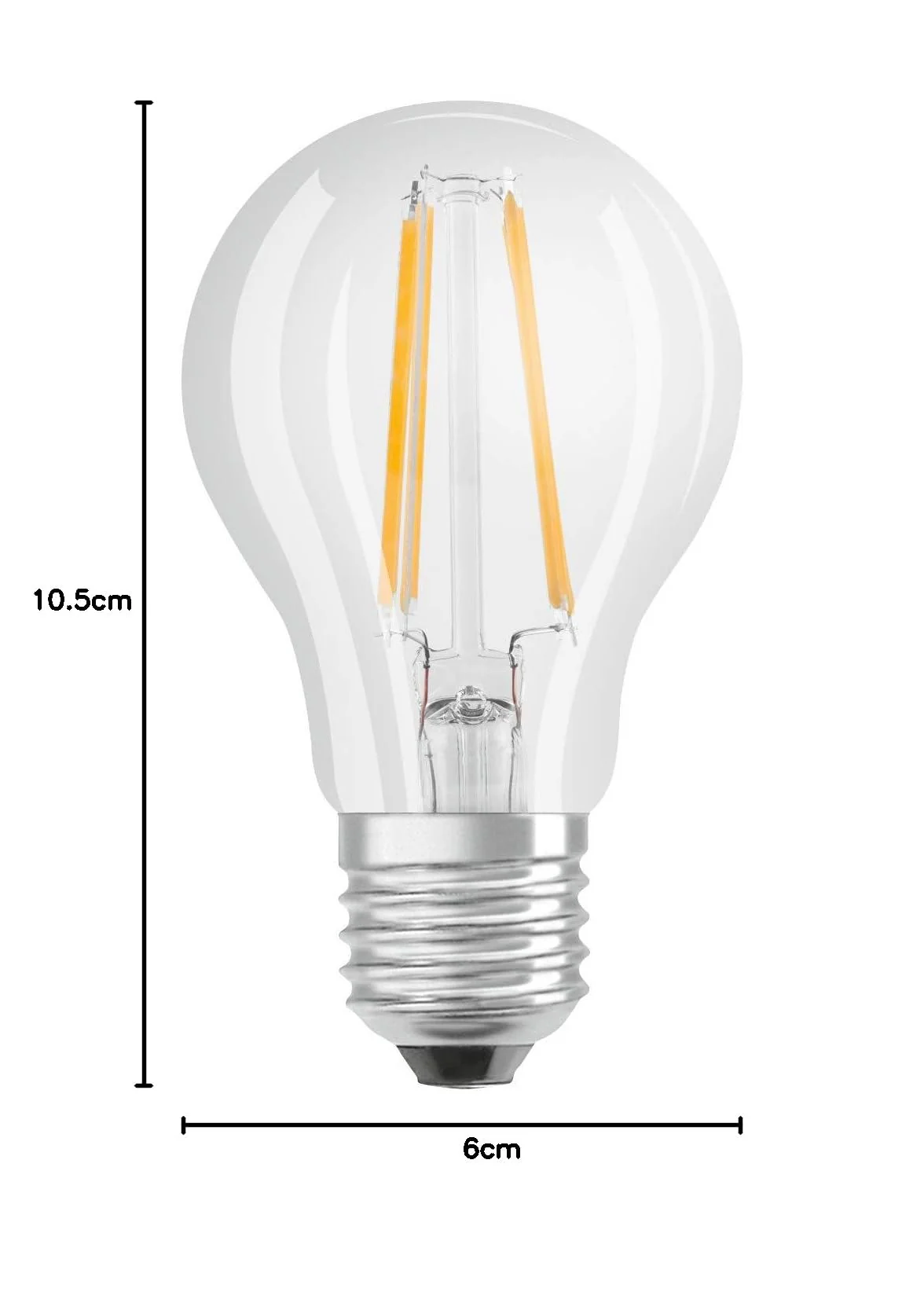 Osram LED light bulb 2700k Warm White 60 W 5 Pack Box 5 - Image 5