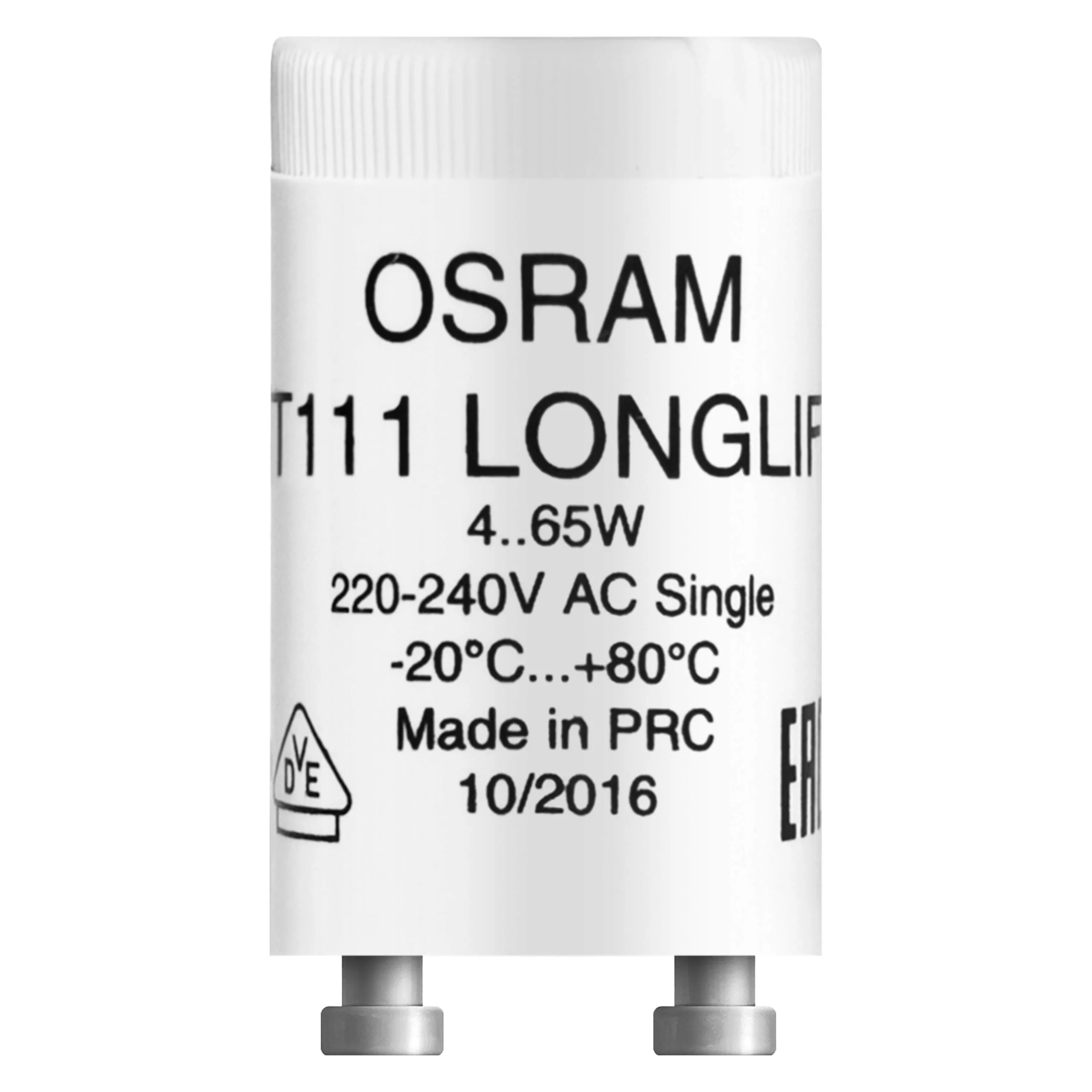 Osram, Longlife ST111 4-80W Fluorescent Tube Starter Pack of 3