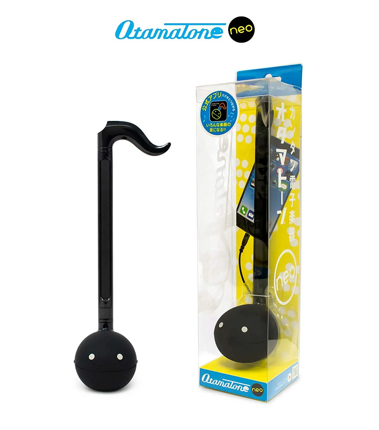 Otamatone "Neo 10th Anniversary Special Edition [Japanese Version] Black - Japanese Electronic Musical Instrument Synthesizer Neo Japanese Black - Image 4