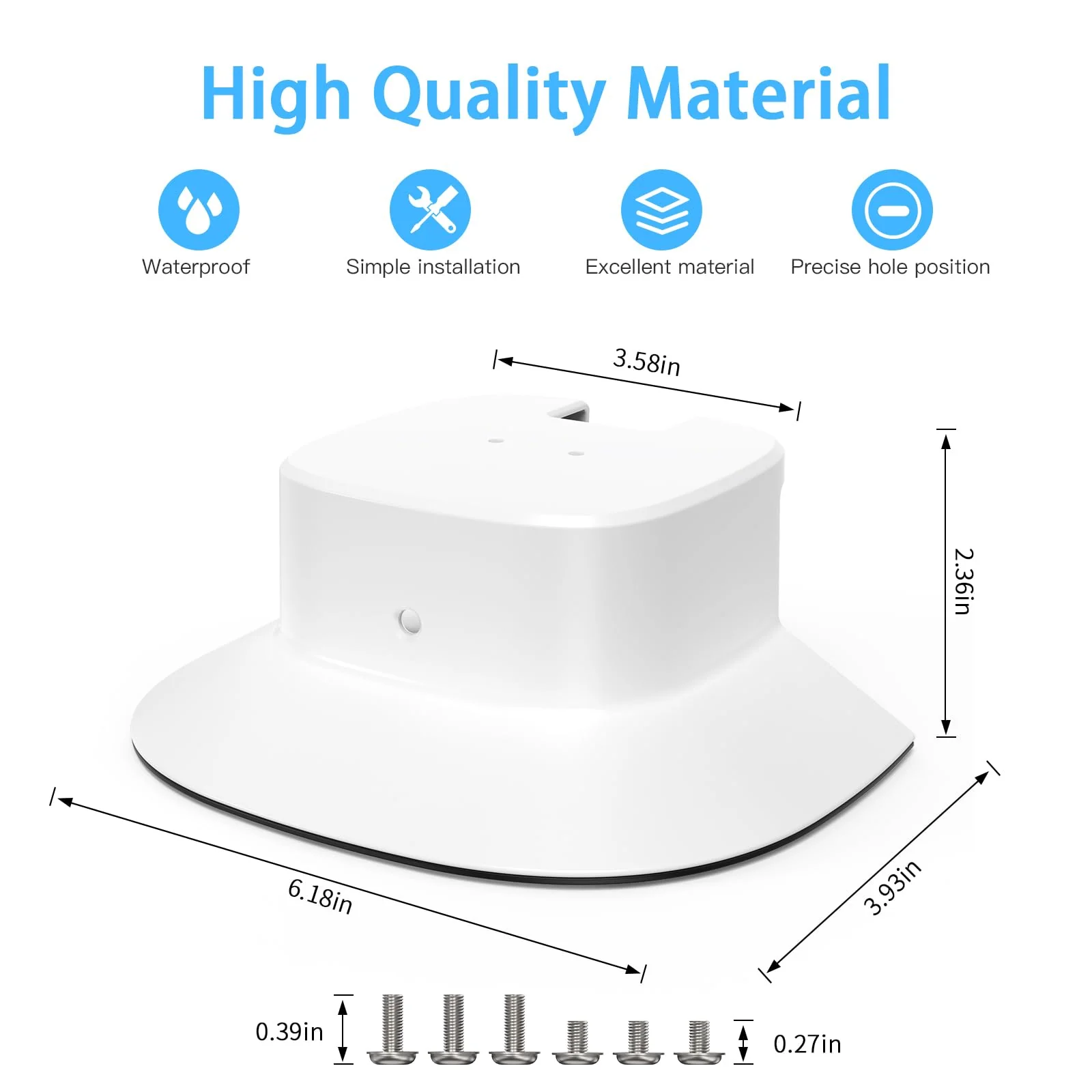 Outdoor Camera Cover Compatible with Eufy SoloCam S340 - Sun Rain UV Shield for Security Monitoring System (Cover only) Rain UV Shield x1 - Image 3