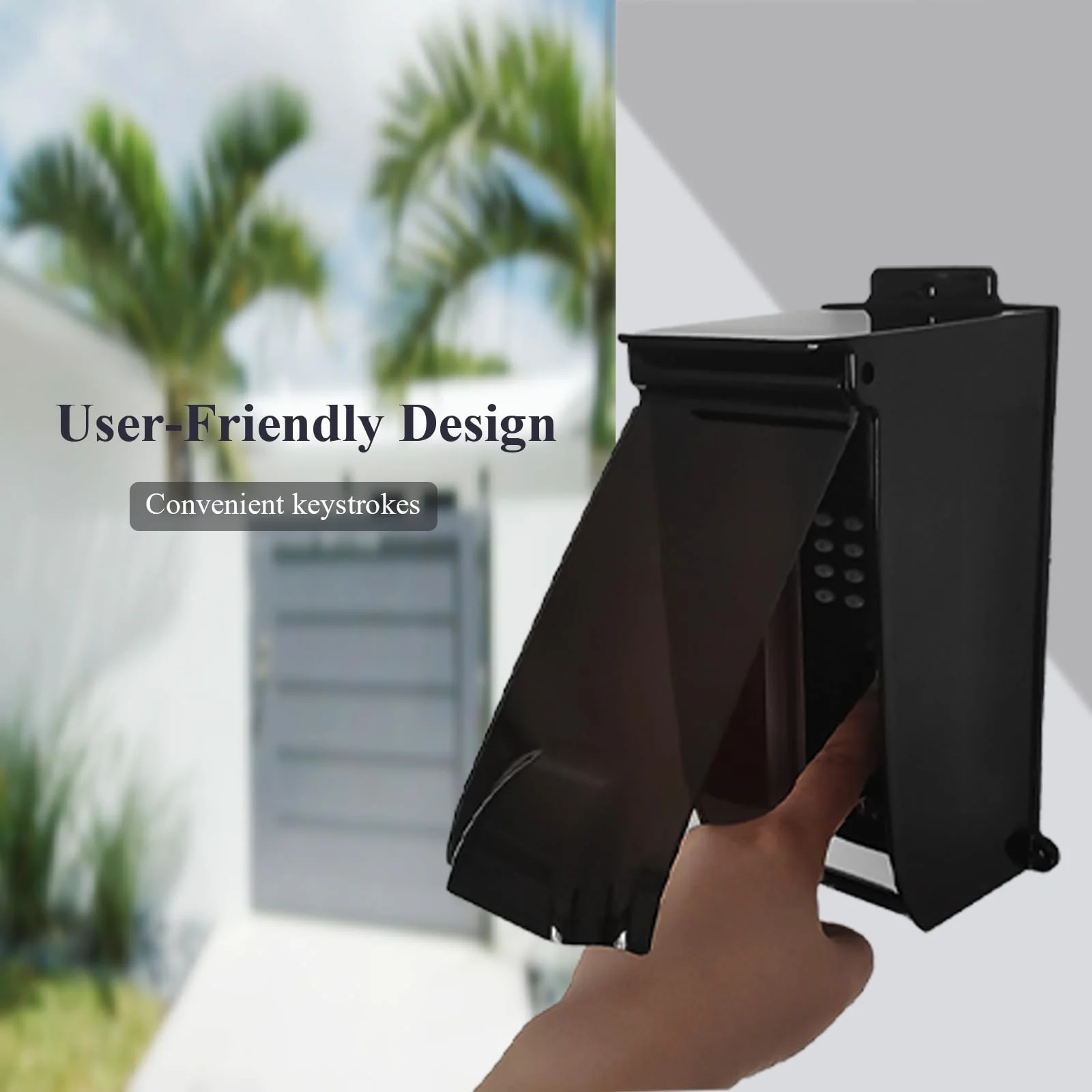 Outdoor Flip Sun Keypad Cover,Access Control Rain Cover, Weatherproof protective,Flip Cap Door Keypad Waterproof cover,Keypad Rain Covers Compatible for Door Keypad/Lock Keypad - Image 8