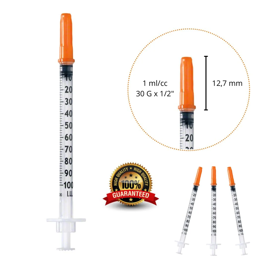 Pack of 10 1 ml/cc Plastic Tube 30G (0.3 x 12.7 mm), Multi-Purpose Measuring Tools, Individually Packed (30G 1/2 Inch) - Image 3