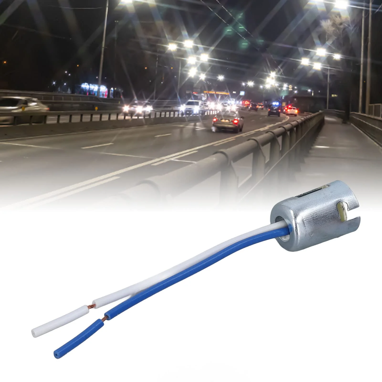 Pack of 10 Lamp Holder, DC 12 V 1157 Lamp Bulb Socket, Car Wiring Socket, LED Indicator Holder with 3.5 Inch Wiring Harness, Renovation Socket, Wire Connector, Lamp Holder for 1157 Bulbs - Image 5