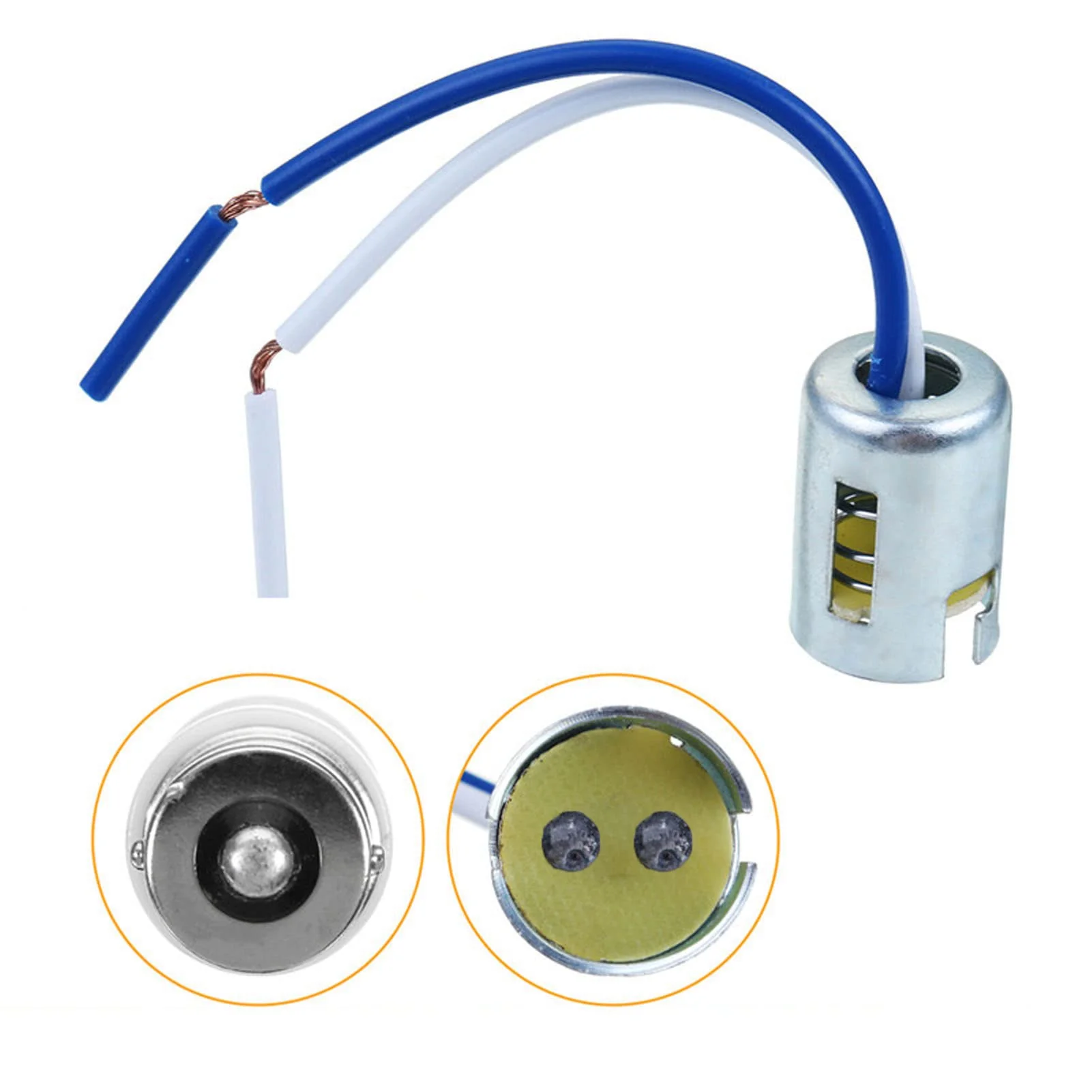 Pack of 10 Lamp Holder, DC 12 V 1157 Lamp Bulb Socket, Car Wiring Socket, LED Indicator Holder with 3.5 Inch Wiring Harness, Renovation Socket, Wire Connector, Lamp Holder for 1157 Bulbs - Image 7
