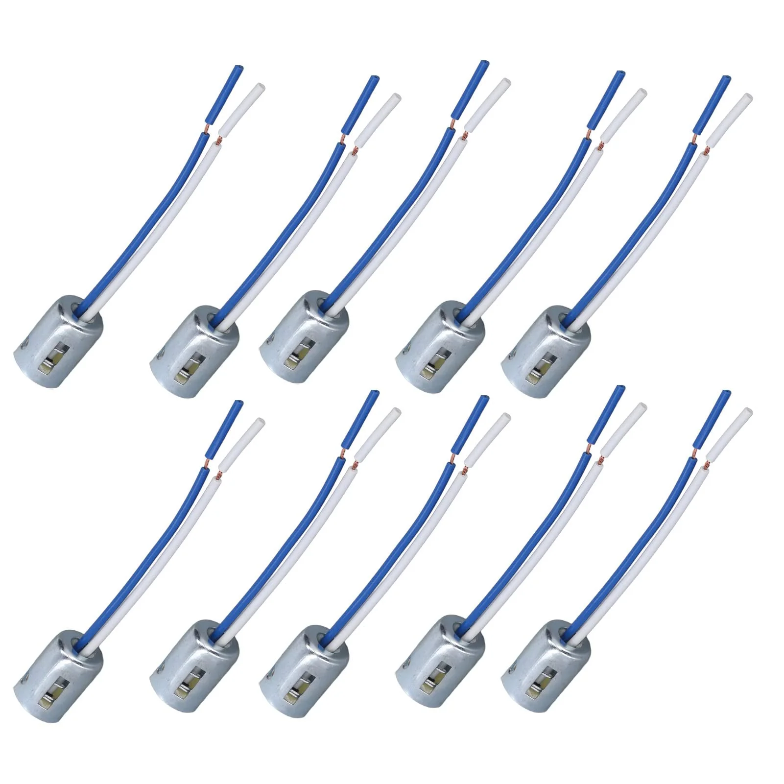 Pack of 10 Lamp Holder, DC 12 V 1157 Lamp Bulb Socket, Car Wiring Socket, LED Indicator Holder with 3.5 Inch Wiring Harness, Renovation Socket, Wire Connector, Lamp Holder for 1157 Bulbs - Image 9