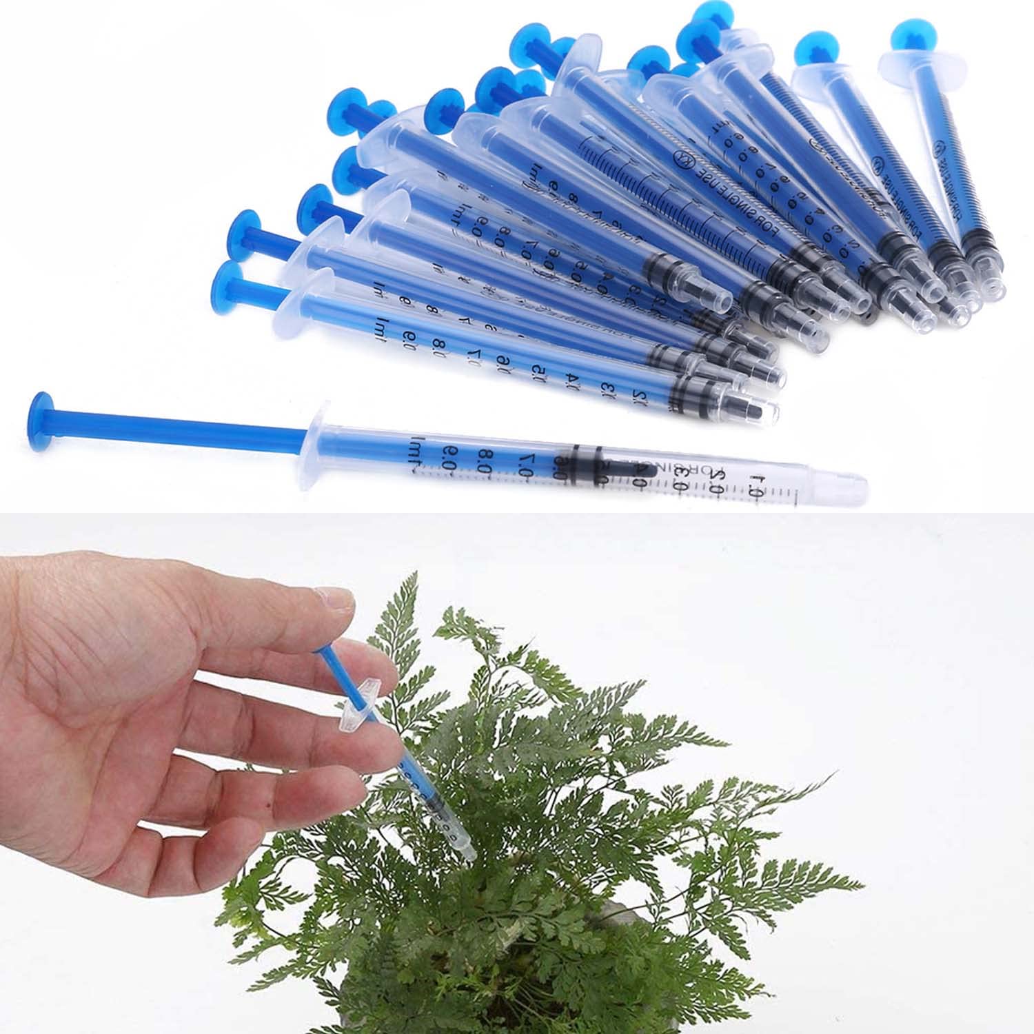 Pack of 18 1 ml Syringes, Plastic Syringes with Caps, Oil Dispensing Syringes, No Needle, Colostrum Syringe, Sterile Individual Packaging for Liquid Measurement of Pets, Scientific Laboratories 18 pieces, 1 ml - Image 3