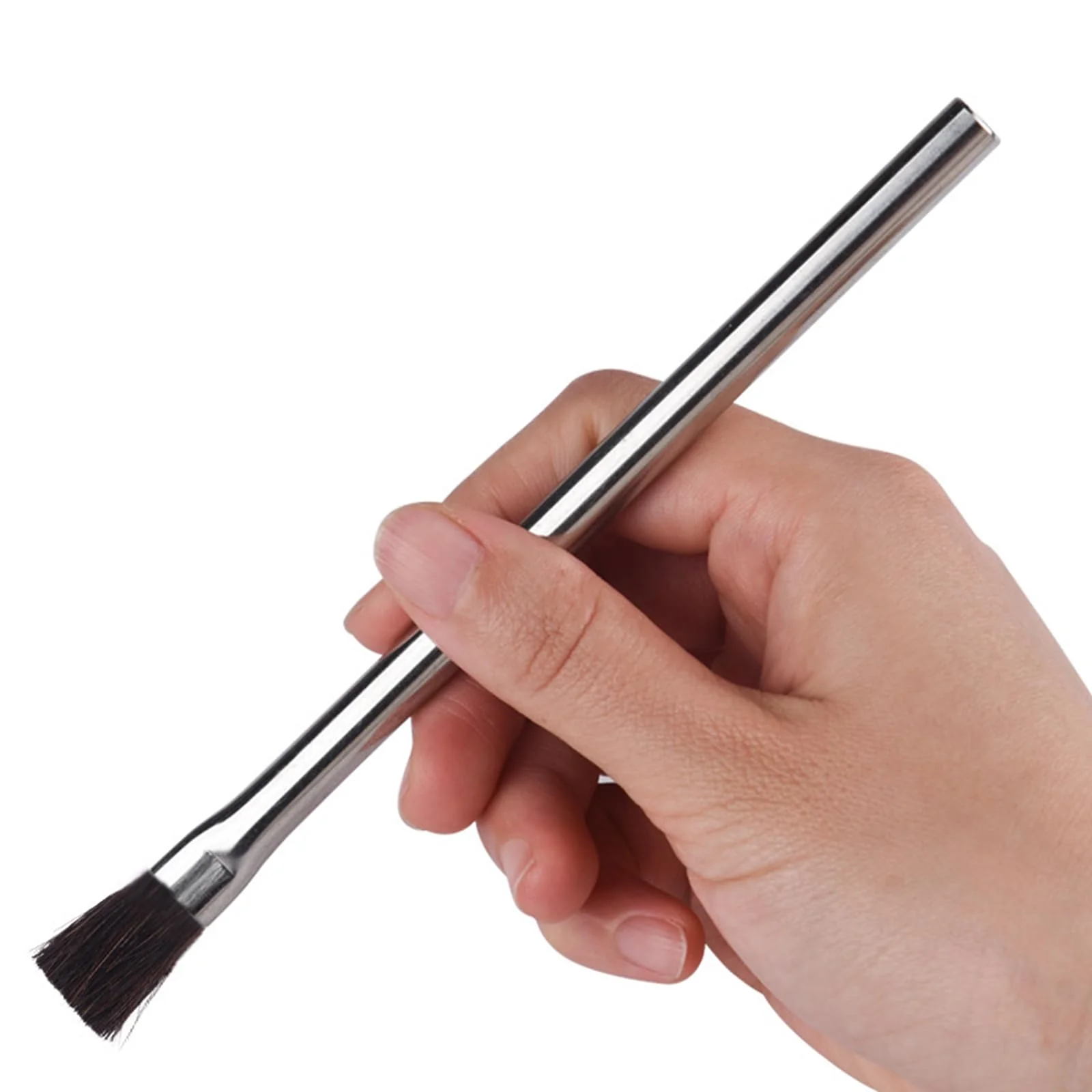 Pack of 2 flux brushes, flux brush, suitable for soldering circuit boards, acid flux brush, soldering brush for drilling water, soldering water, crafts, other universal applications, 15 cm - Image 5