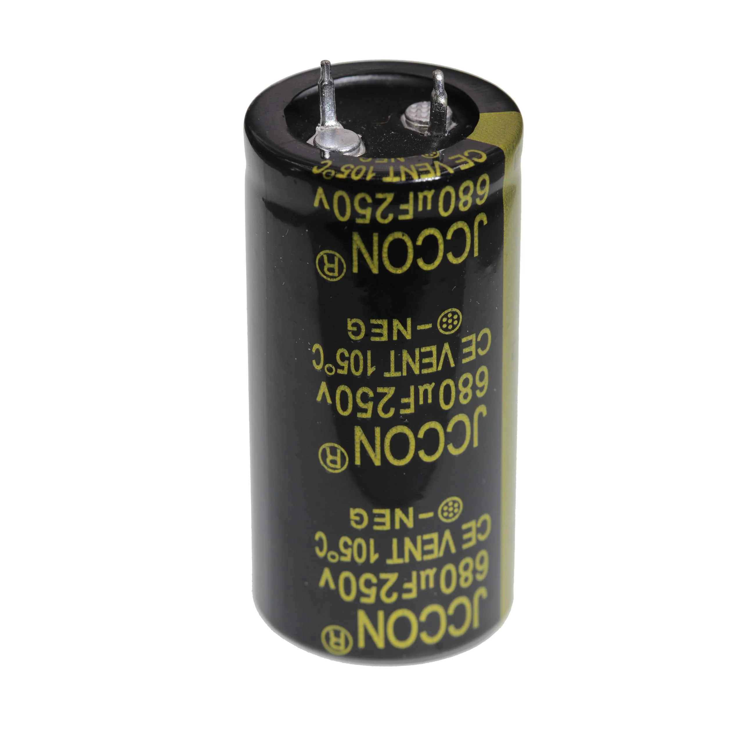 Pack of 3 250 V 680 uF 25 x 50 25 x 50 mm Electric Condenser à Bornes à Souder 2 Broches