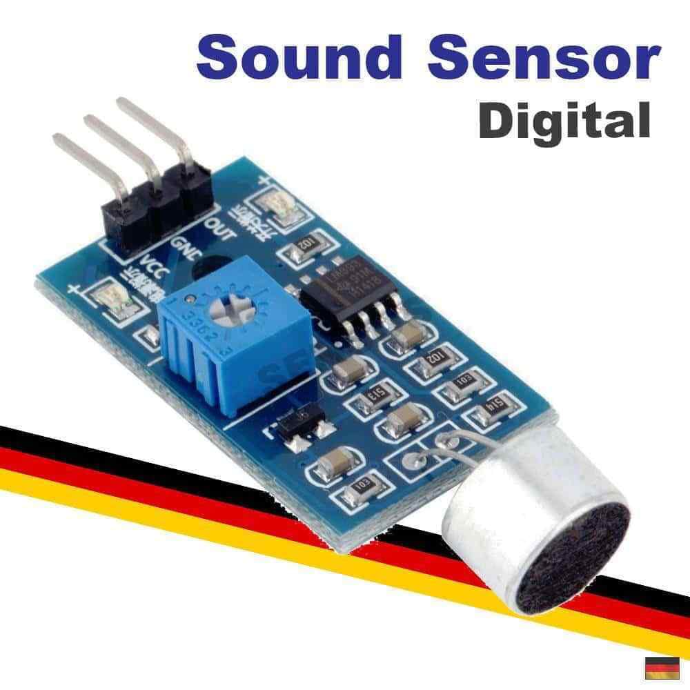 Pack of 3 Microphone Microphone Noise Detection Sound Sensor Module Raspberry Pi AR-duino - Image 5