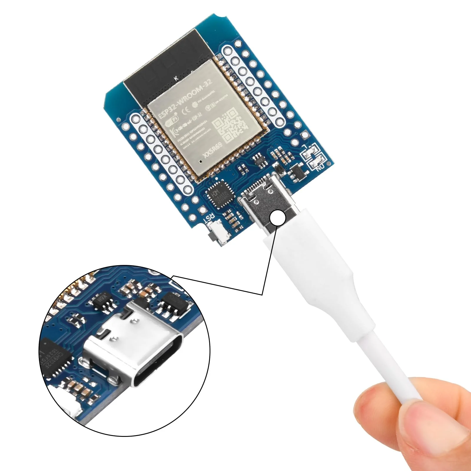 Pack of 3 Mini for ESP32 Development Board NodeMCU WiFi Bluetooth Development Board CH9102F Chip Compatible Arduino IDE - Image 3