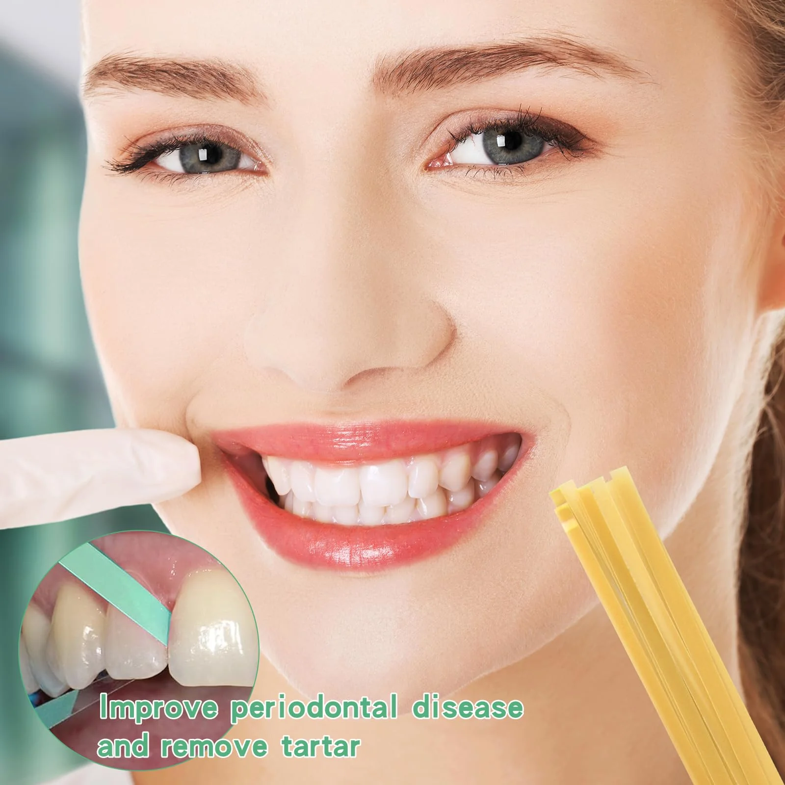 Pack of 75 Tooth Sandpaper, 4 mm x 145 mm Wide Dental Polishing Strips, Sanding Finish Polishing Strips, Tooth File, 3 Colours, Wear-Resistant Plastic Sandpaper, NatureAqua Resin Tooth Polishing - Image 5