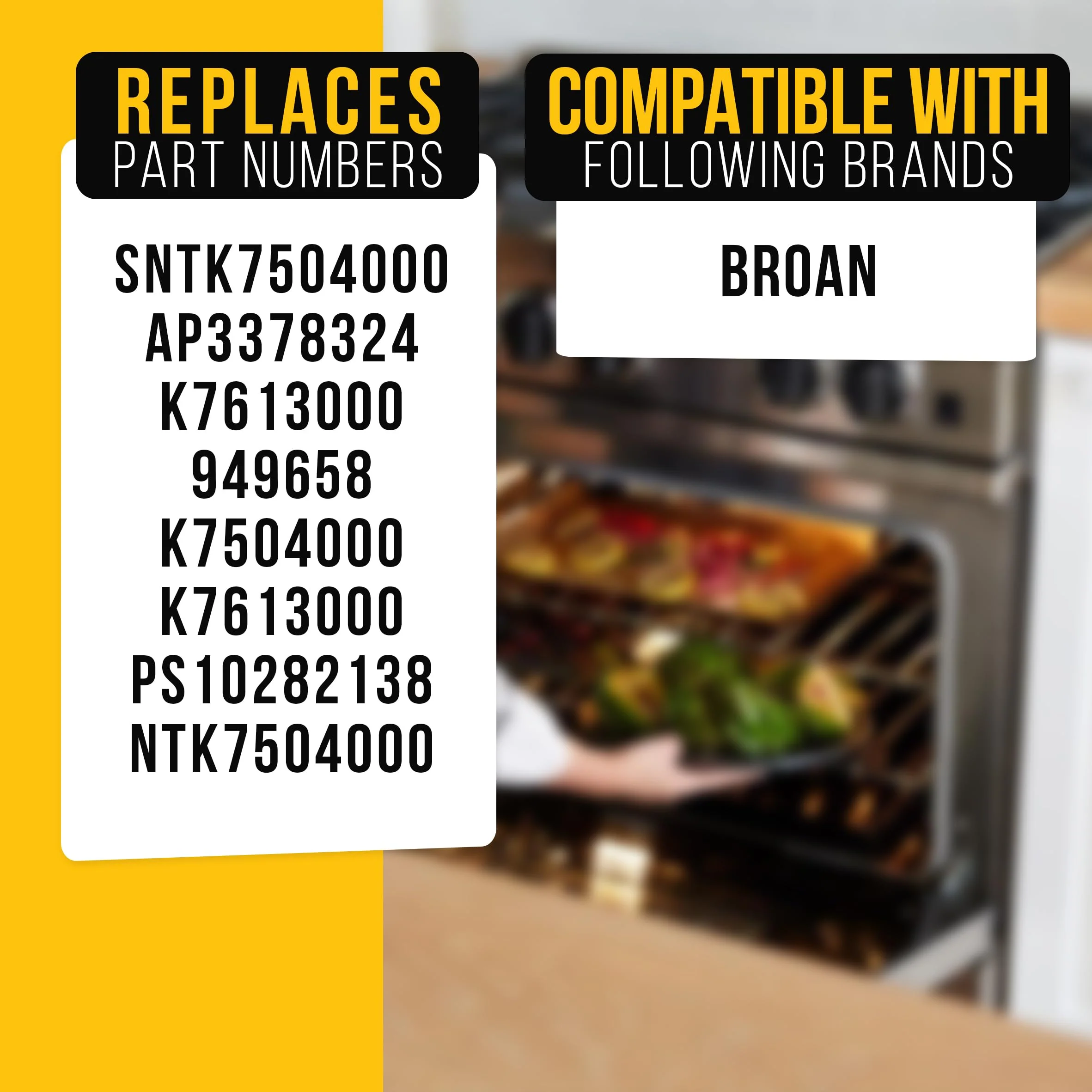PartsBroz SNTK7504000 Light Lens - Compatible With Broan Kenmore Range Vent Hood - Replaces AP3378324 PS10282138 K7613000 949658 K7504000 K7613000 NTK7504000 Ultra Durable Replacement 1-Pack - Image 7