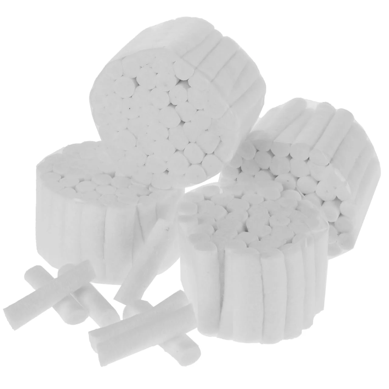PartyKindom Pack of 200 Cotton Rolls for Lips Tattoo, Highly Absorbent Cotton Dental Cotton Rolls for Stretching and Tightening, Professional Applications and Home Use