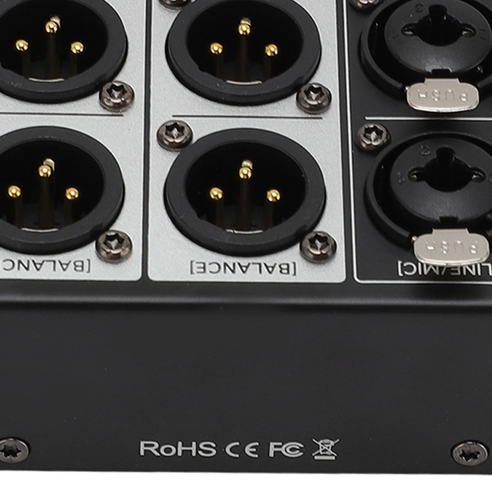 Passive Monitor Volume Controller, XLR 1 Input 2 Output Passive Stereo Studio Controller, High Precise 70Mm Fader, Controller for Studio & Home Audio System - Image 9