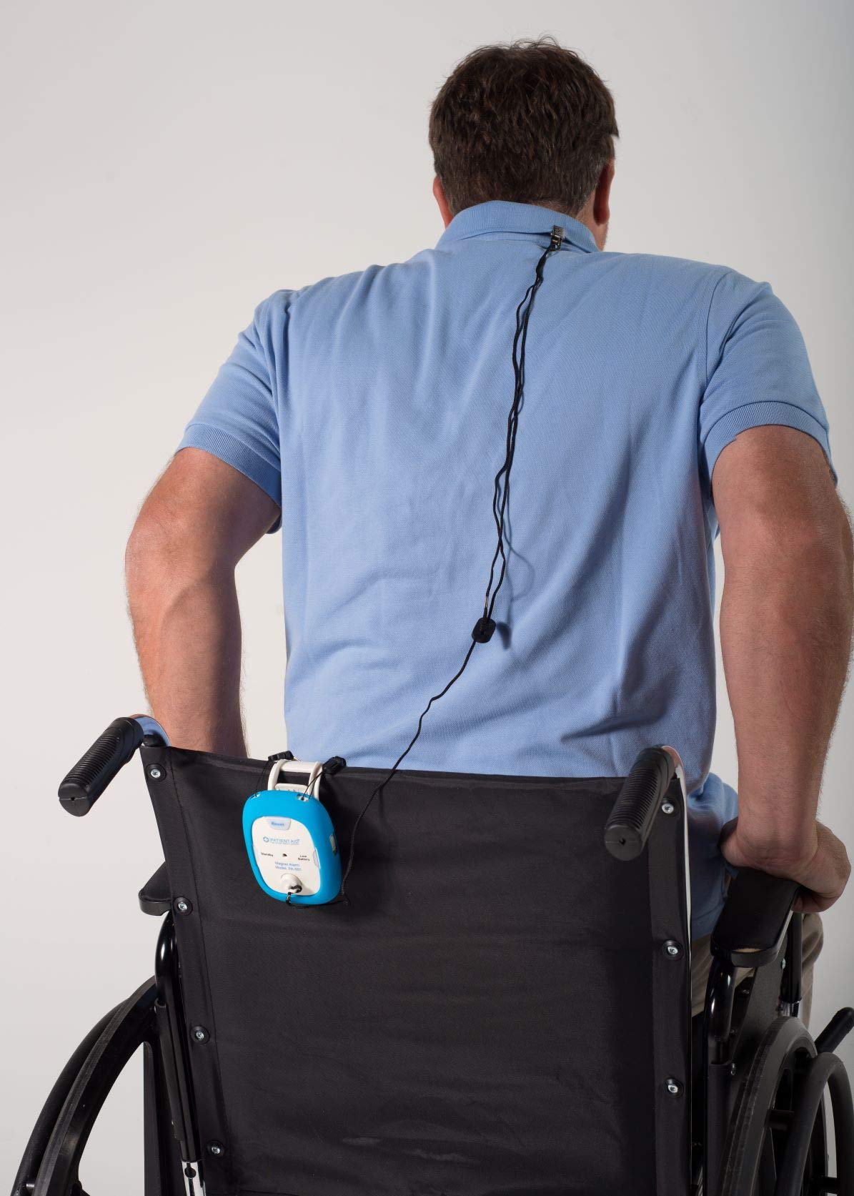 Patient Aid Chair & Bed Alarm - Magnet Pull Cord Alarm for Elderly & Dementia Patients - Helps Prevent Falling & Wandering - with Battery, Magnetic Caregiver Alert & 3 Mounting Options - Image 6
