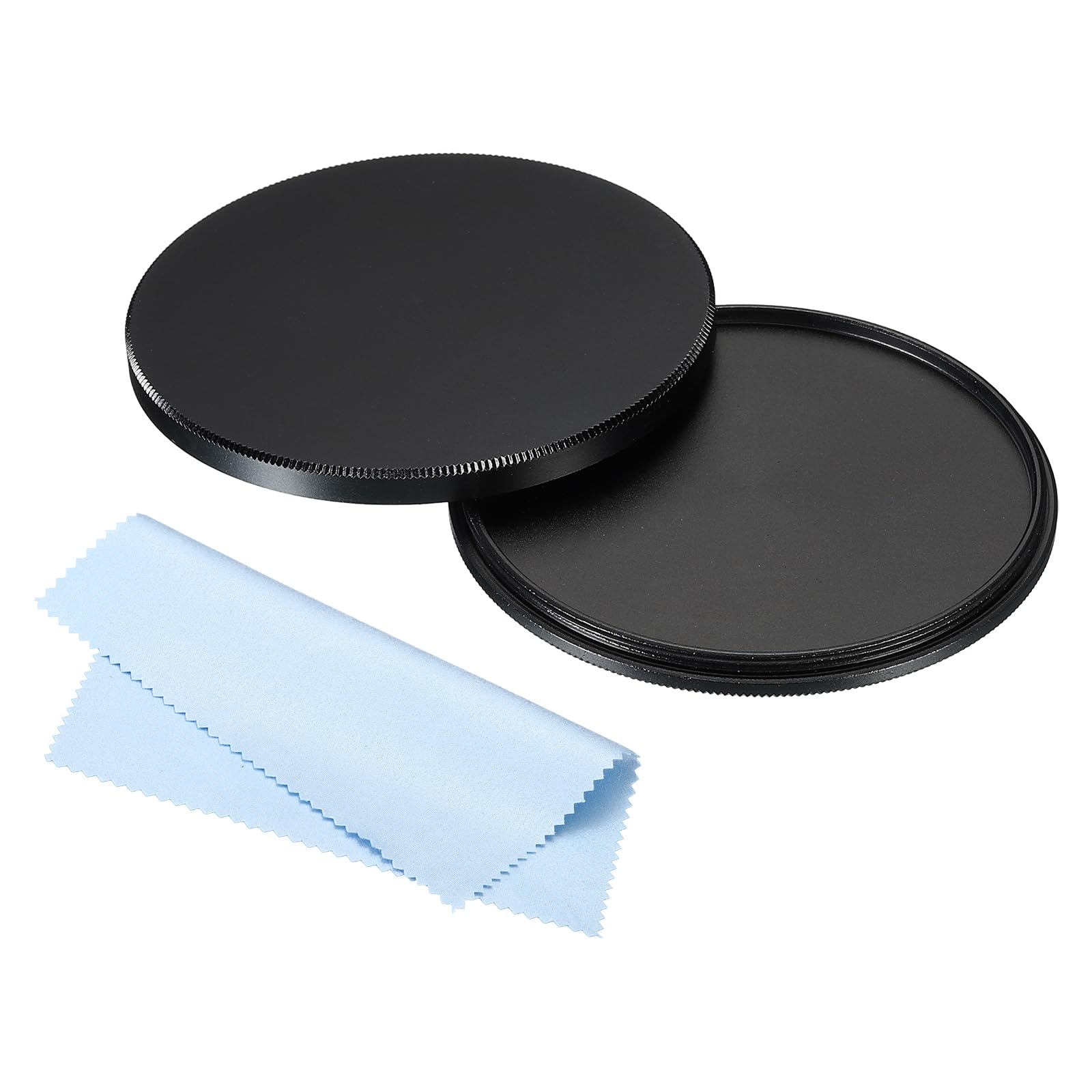 PATIKIL 67mm Lens Cap, Camera Lens Cap Cover Universal Lens Filter Stack Cap Front Metal Protective Case Cover with Cleaning Cloth for Photography Camera Filter