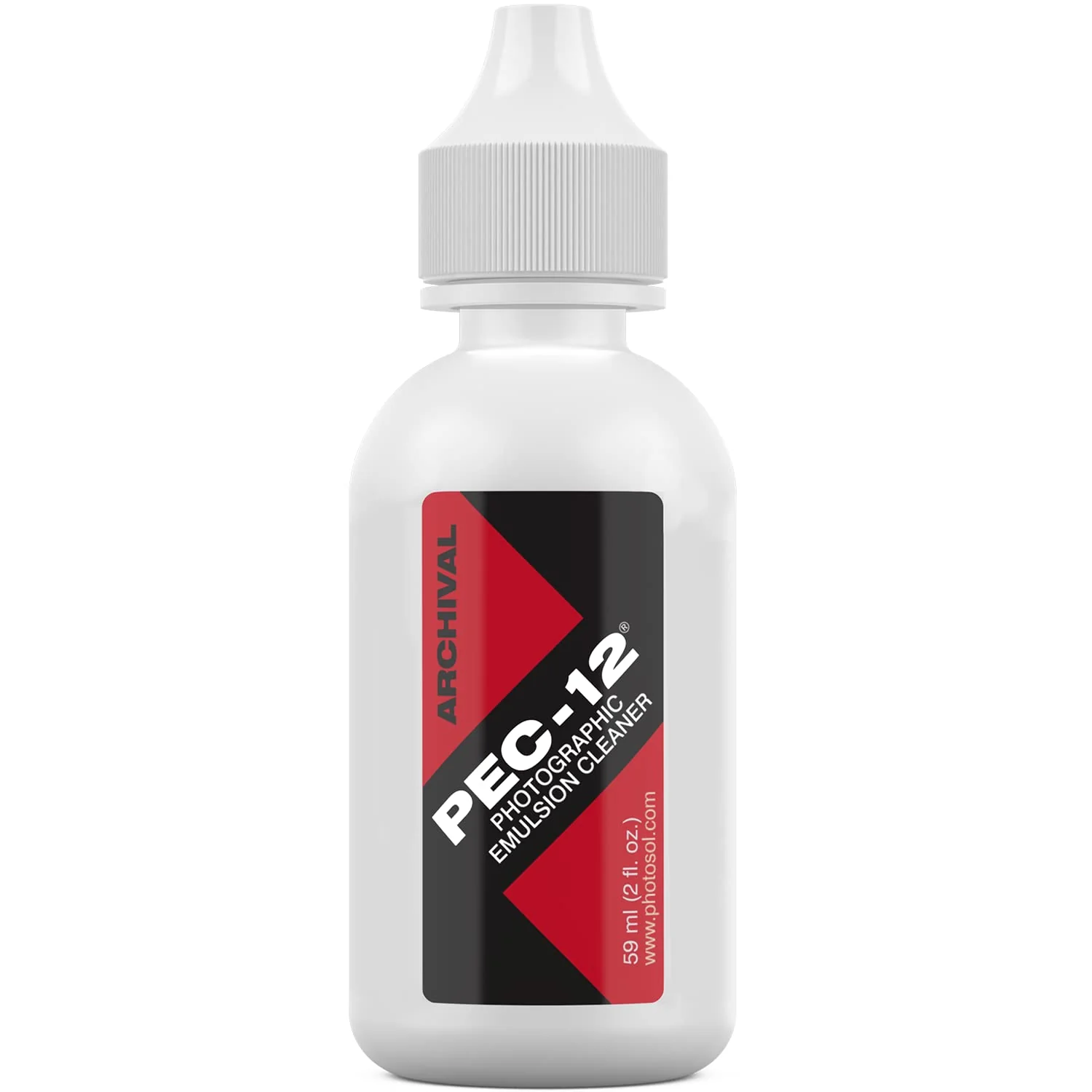 PEC-12 Photographic Emulsion Cleaner - Non-Water Based Stain, Grease, and Ink Remover from Emulsions and Bases for Cleaning Film, Photo Negatives, B&W Slide - with Dropper Tip (2oz) 2 Fl Oz (Pack of 1)