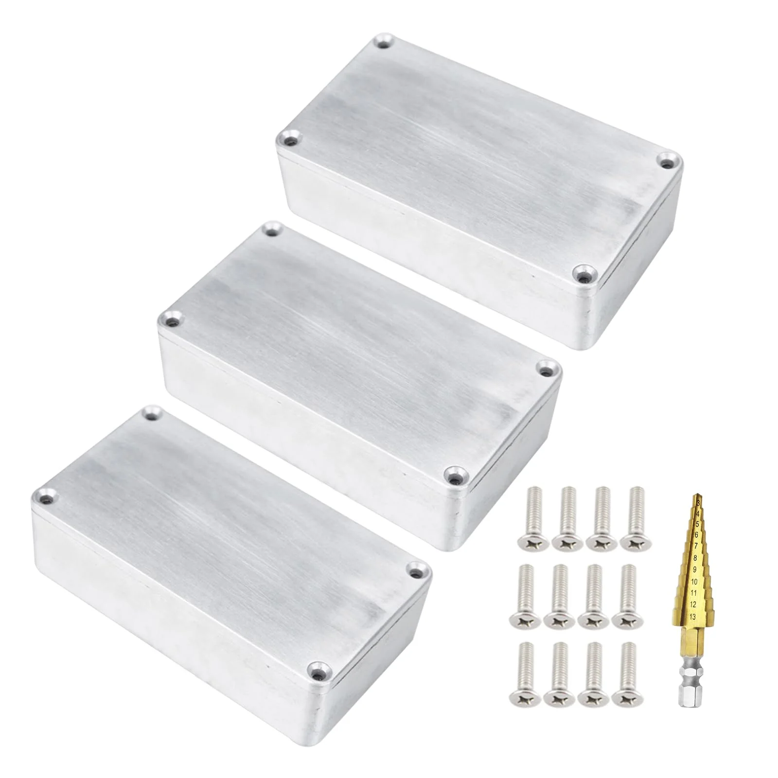 Pedal Enclosure Guitar Pedal Enclosure 1590b Aluminum Box Stomp Box Pedal Box 1590b Guitar Pedal Enclosure For Diy Guitar Pedal 3 Pack