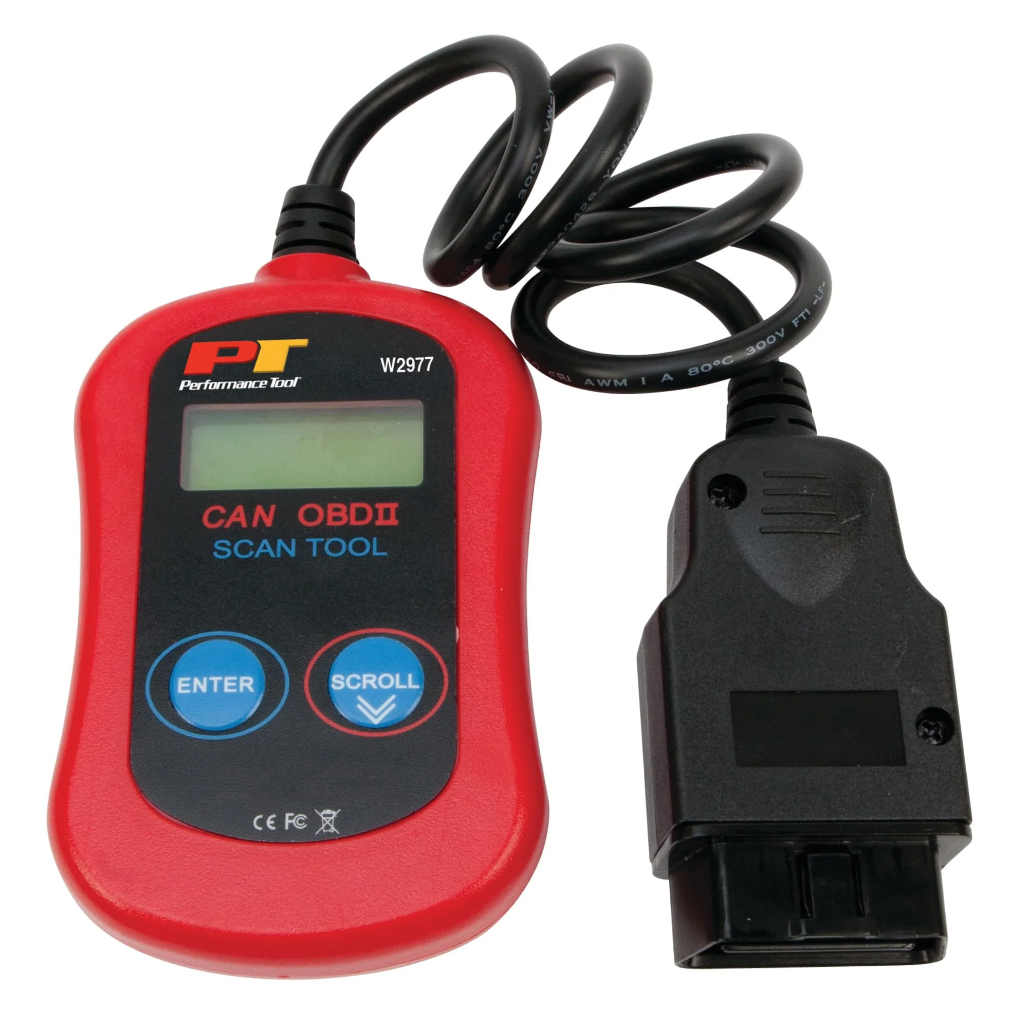 Performance Tool W2977 CAN OBD II Scanner Tool for Check Engine Light & Diagnostics, Direct Scan and Read Out CAN OBD II Scanner Tool Basic Model