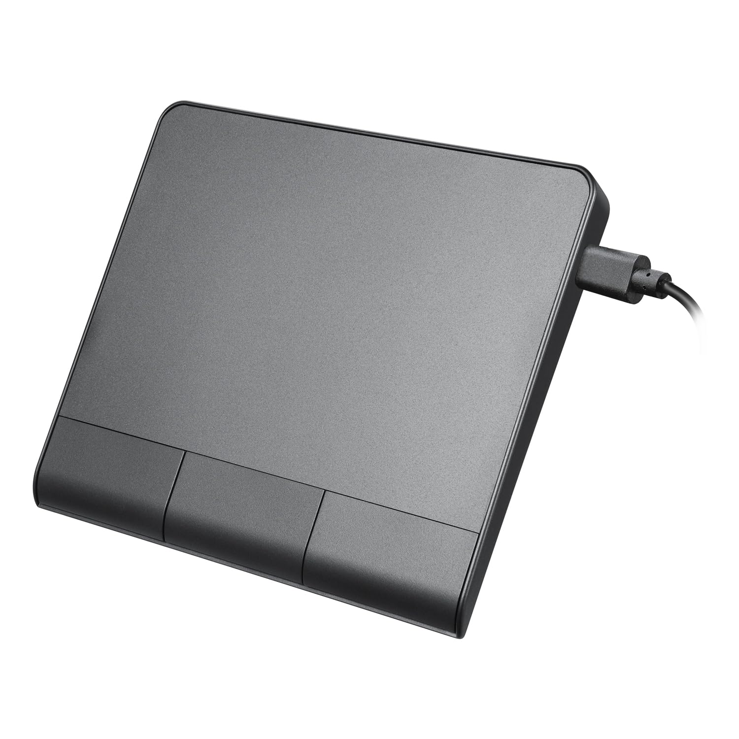 perixx PERIPAD-506 Wired Slim USB Touchpad - Wired Detachable Touchpad for Desktop and Laptop User - Large Size 5.31x4.57x0.55 inches - Black
