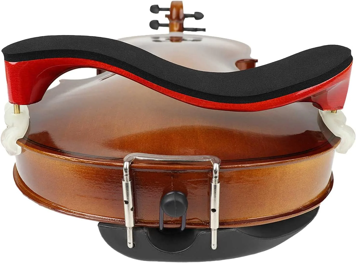 PERLMAN Violin Shoulder Rest for 3/4 Size 4/4 Size, Adjustable Shoulder Rest for Violin, with Height Adjustable Feet Comfortable Foam Pad for Kids Adults