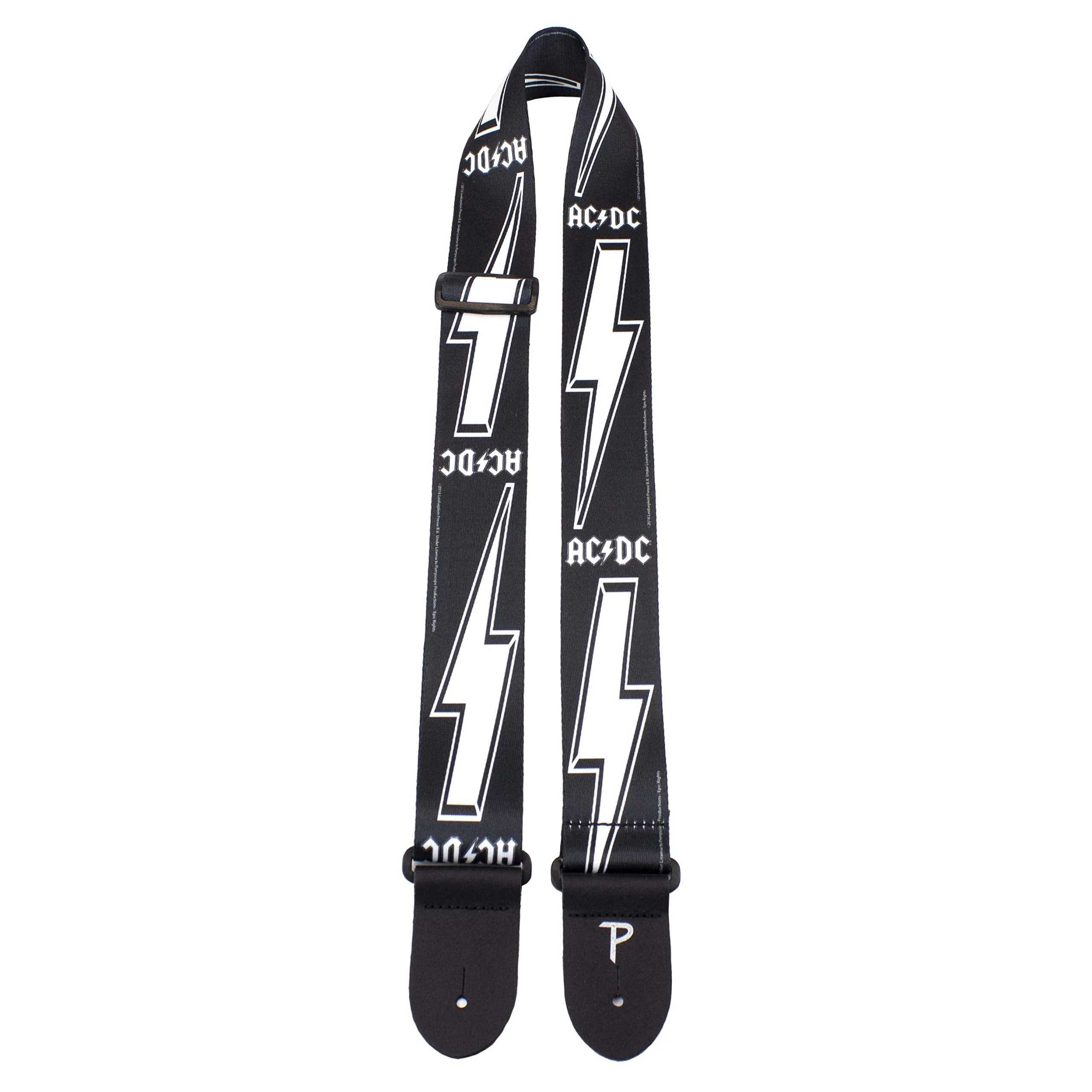 Perri's Leathers Ltd. - AC/DC Official Licensed Accessories - Polyester Guitar Strap and Guitar Picks Acdc Bolt - Image 6