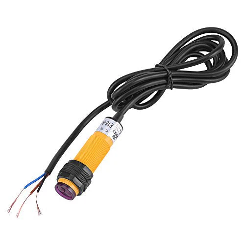 Photoelectric Sensor E18-B03P1 5-30 cm DC 3 Wires 6-36 V PNP IR Infrared Beam Photoelectric Detection Sensor Switch NO + NC with Large Detection Distance