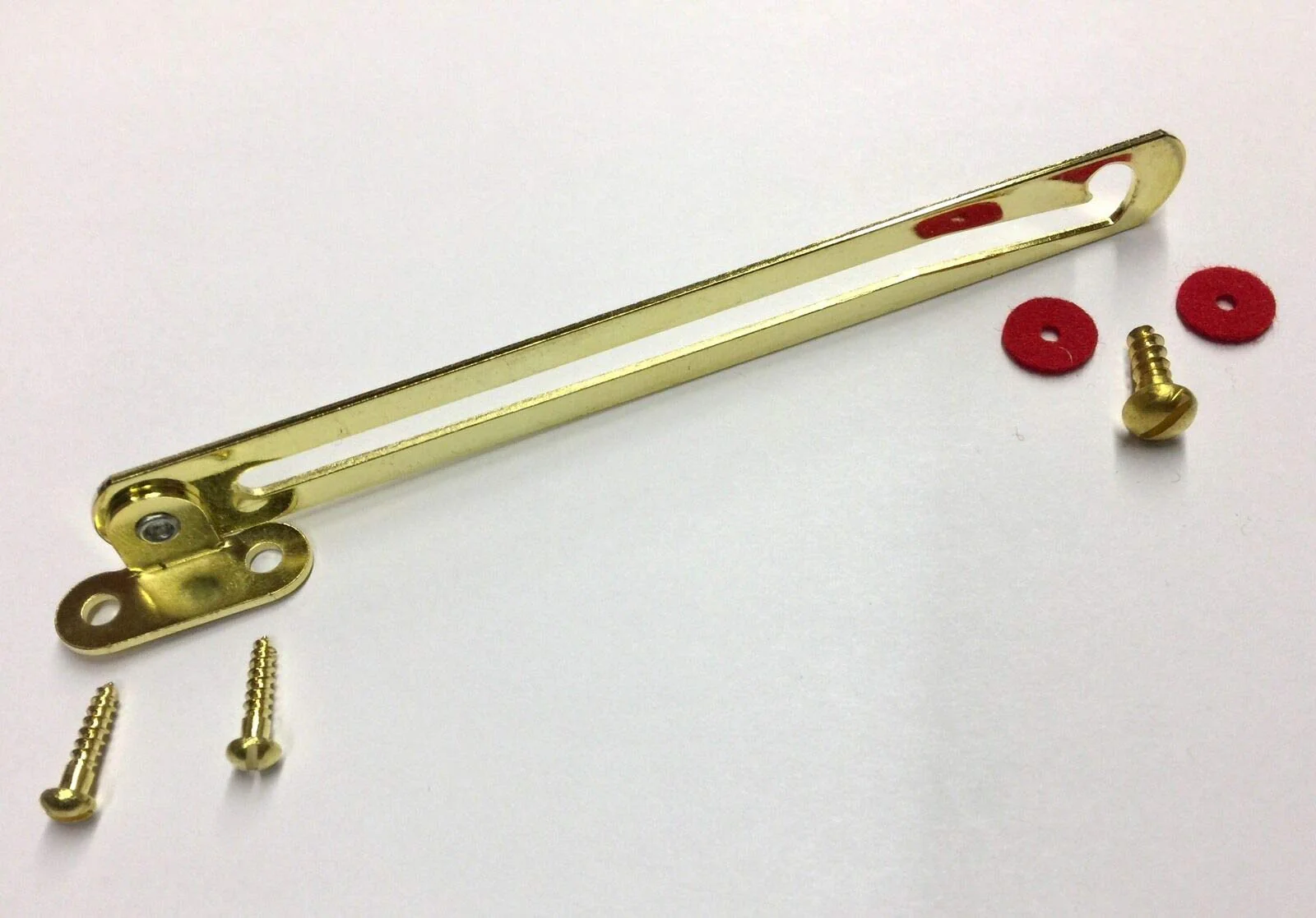 Piano Bench Lid Support Hinge w/Screws & Instructions - Prop Open Top