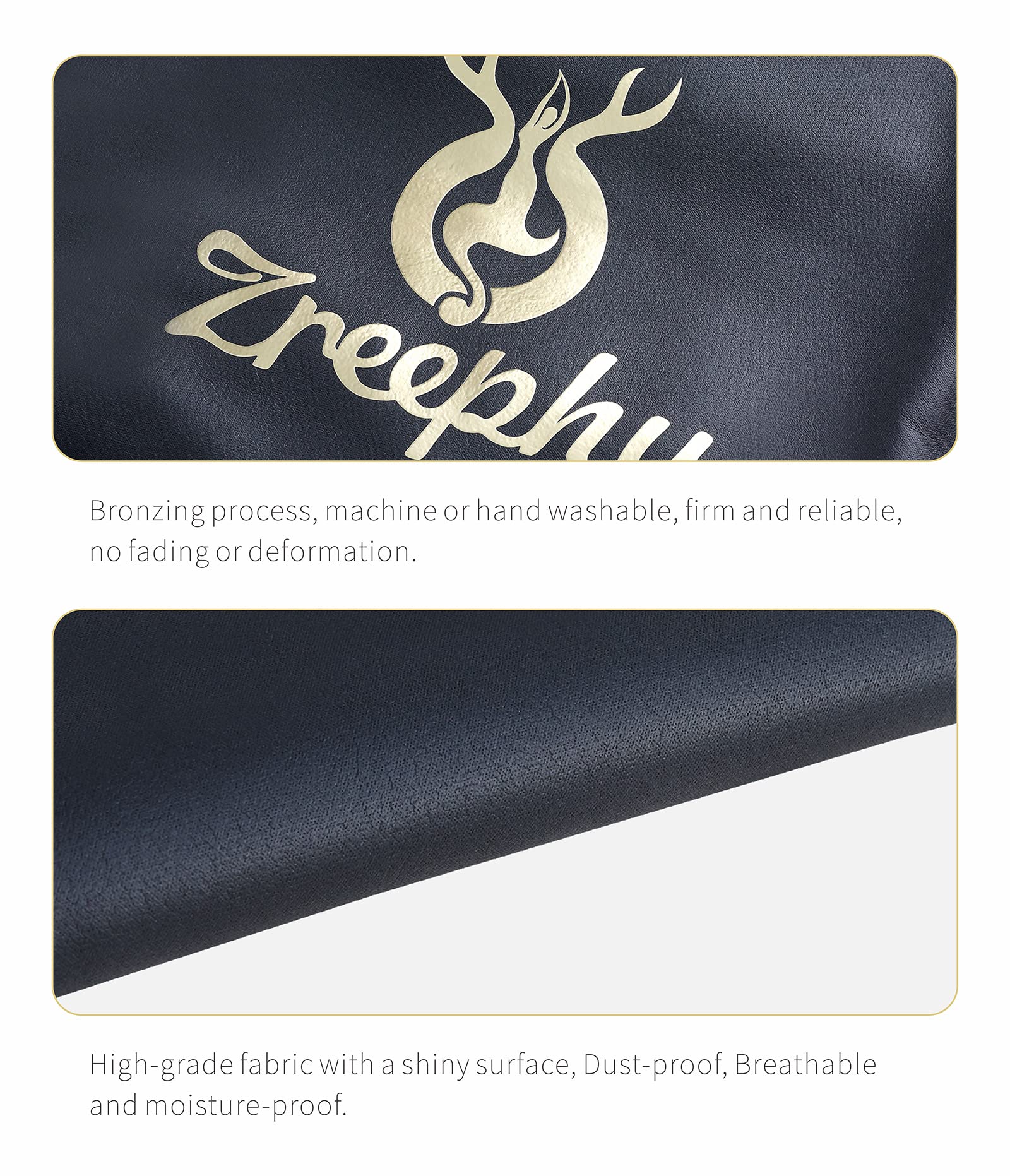 Piano Keyboard Dust Cover with Music Stand Opening of Zipper Design, Dust Proof Cover Compatible for Yamaha P225 P223 P145 P143 88 Keys Digital Piano Keyboards Electronic Keyboards L 52.36 * W 10.87" Black - Image 5