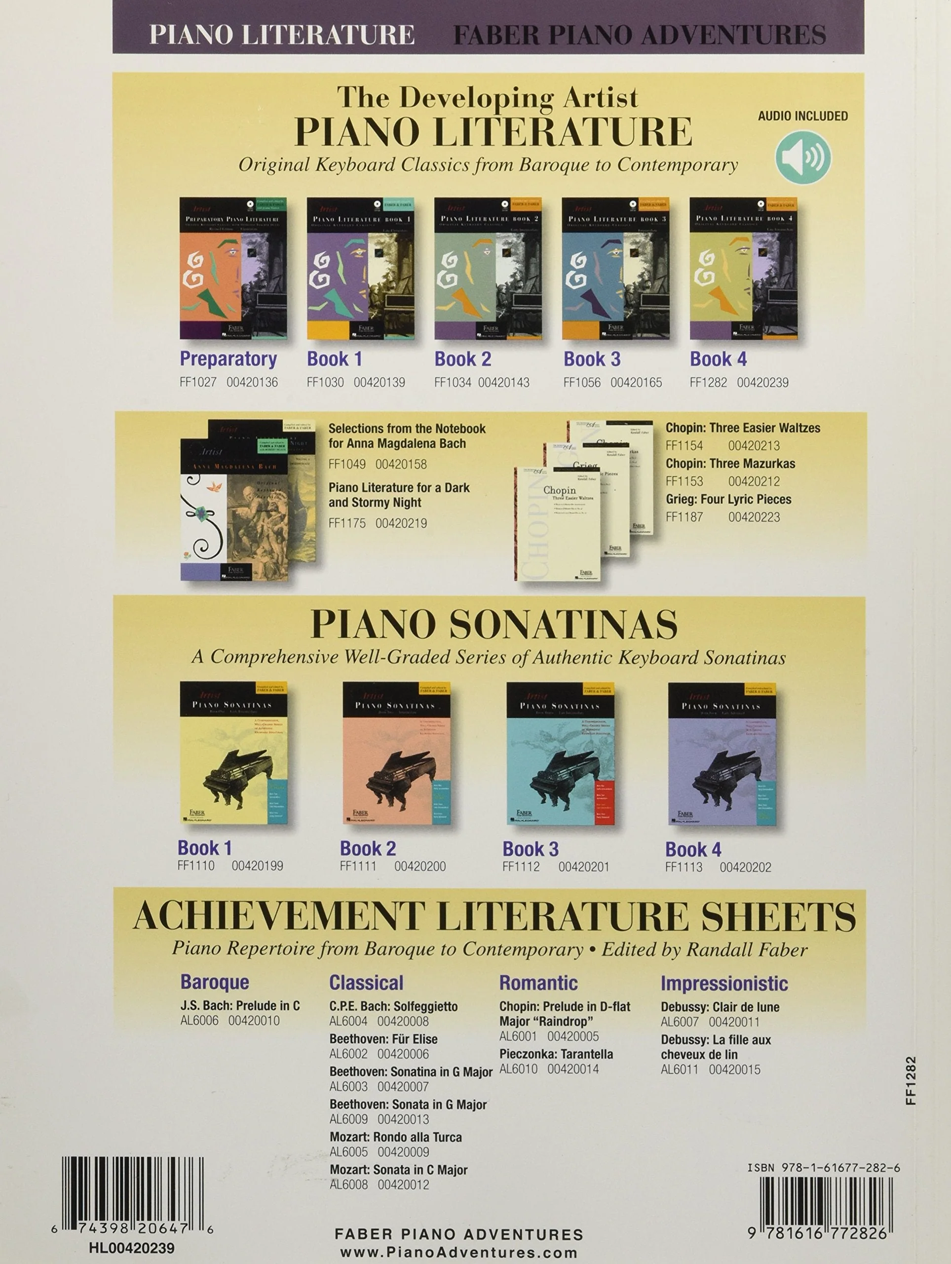 Piano Literature Book 4 - Developing Artist Original Keyboard Classics Book/Online Audio (The Developing Artist) - Image 2