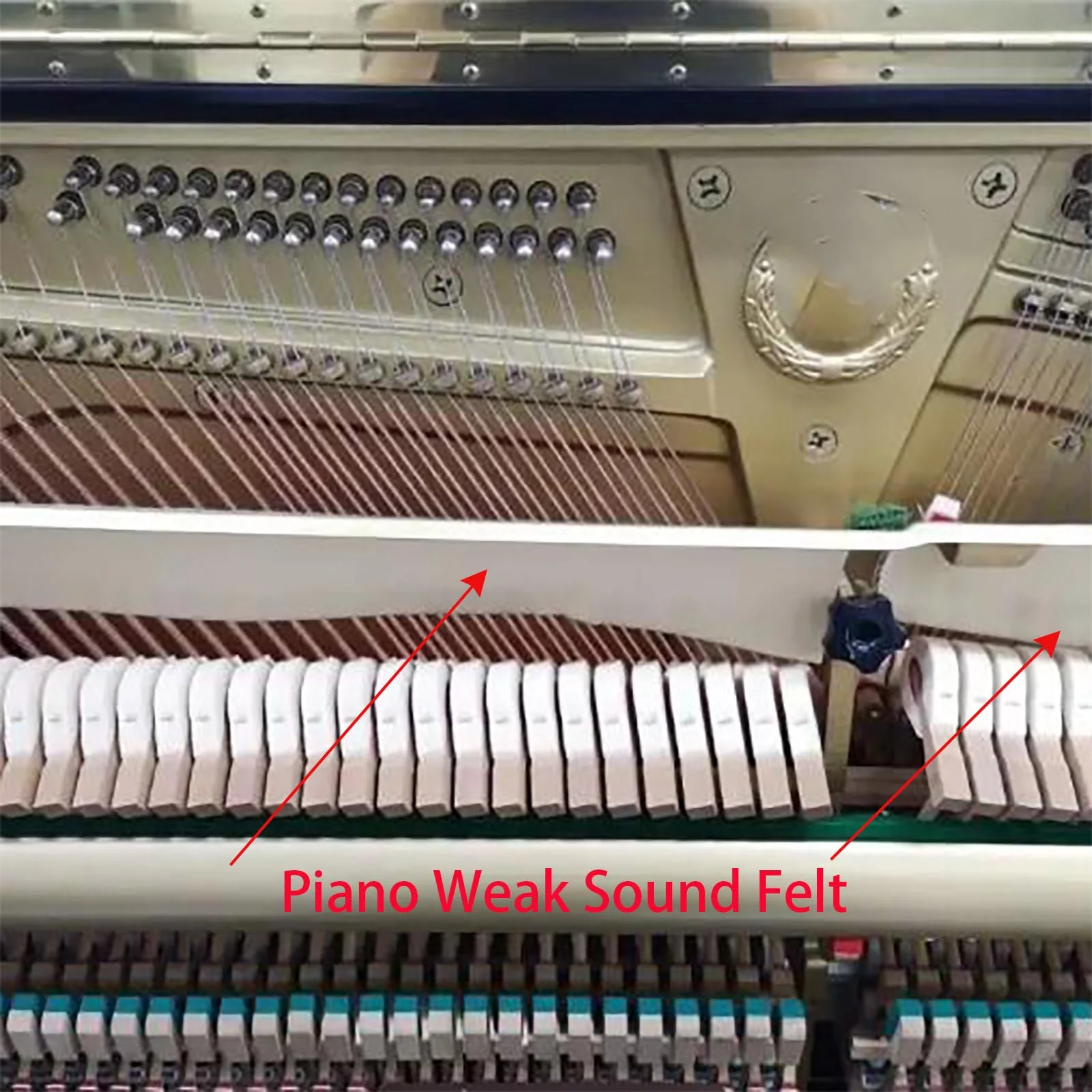 Piano Weak Sound Felt Upright Piano Accessories Piano Muffler Felt For Piano Accessory Piano Mute System Accessories - Image 2