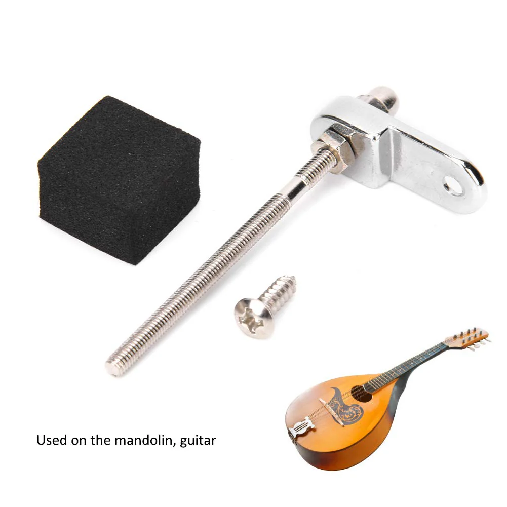 Pickguard Mounting Bracket 335 Pickguard, 335 Pickguard Black Bracket Mandolin Mounting Bracket Mandolin Pickguard Mounting with Screw for Mandolin Jazz Guitar - Image 4