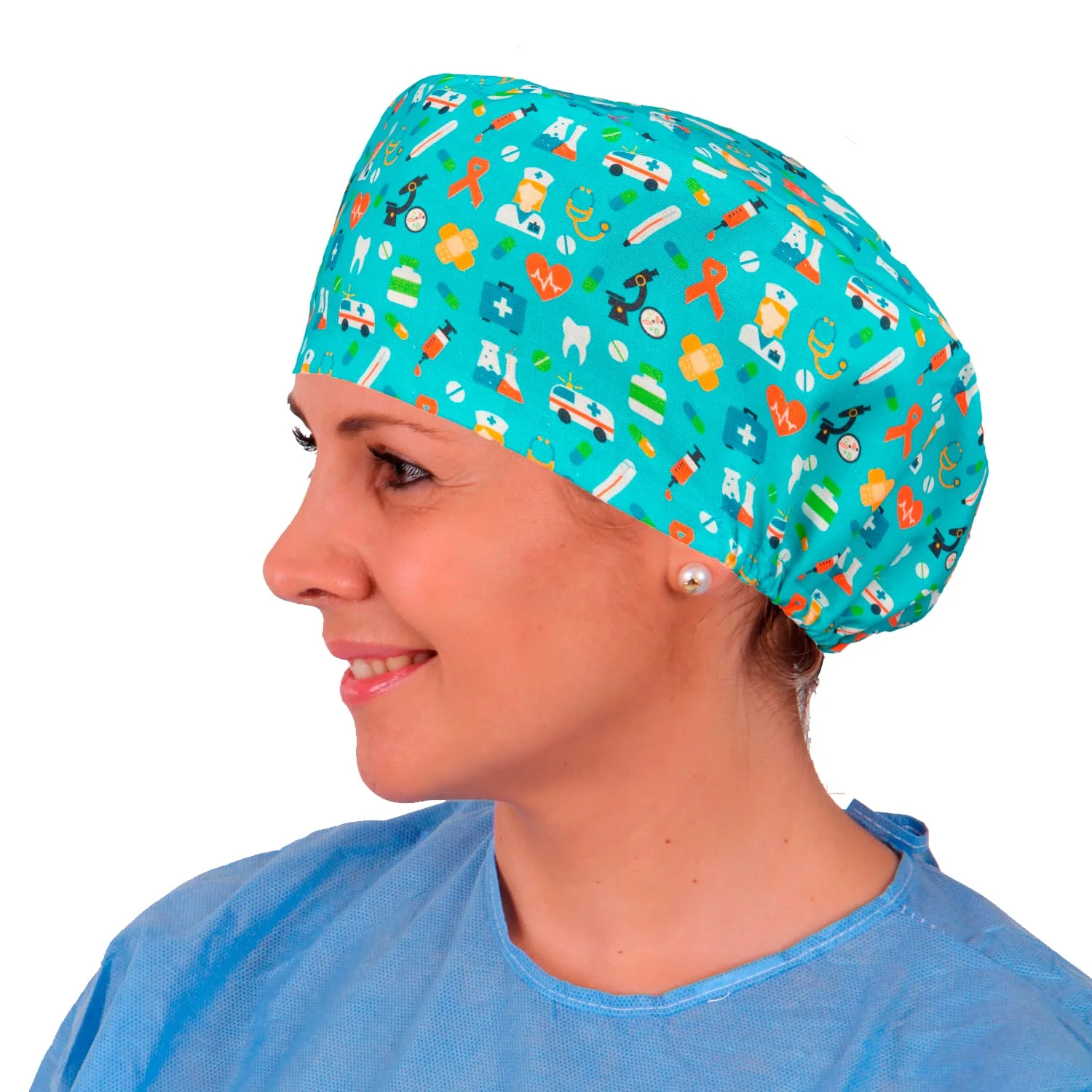 Pilucaps, Op Cap Long Hair Life Unisex Hat for Men and Women, 100% Cotton, multicoloured - Image 2