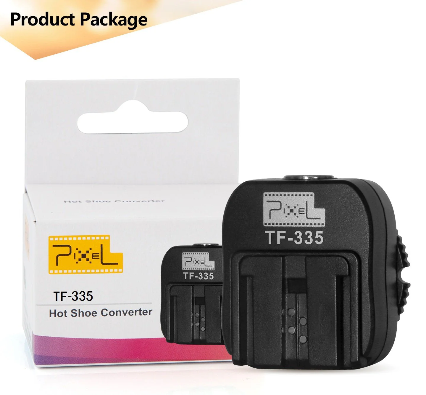 Pixel TF-335 Hot Shoe Mount TTL Hot Shoe Adapter for Sony Cameras A7 A7S A7SII A7R A7RII A7II NEX6 RX1 RX1R RX10 RX100II HX50 A6000 A6300 and Sony Flash Speedlite HVLF58AM HVLF56AM MINOLTA 5600HS - Image 7