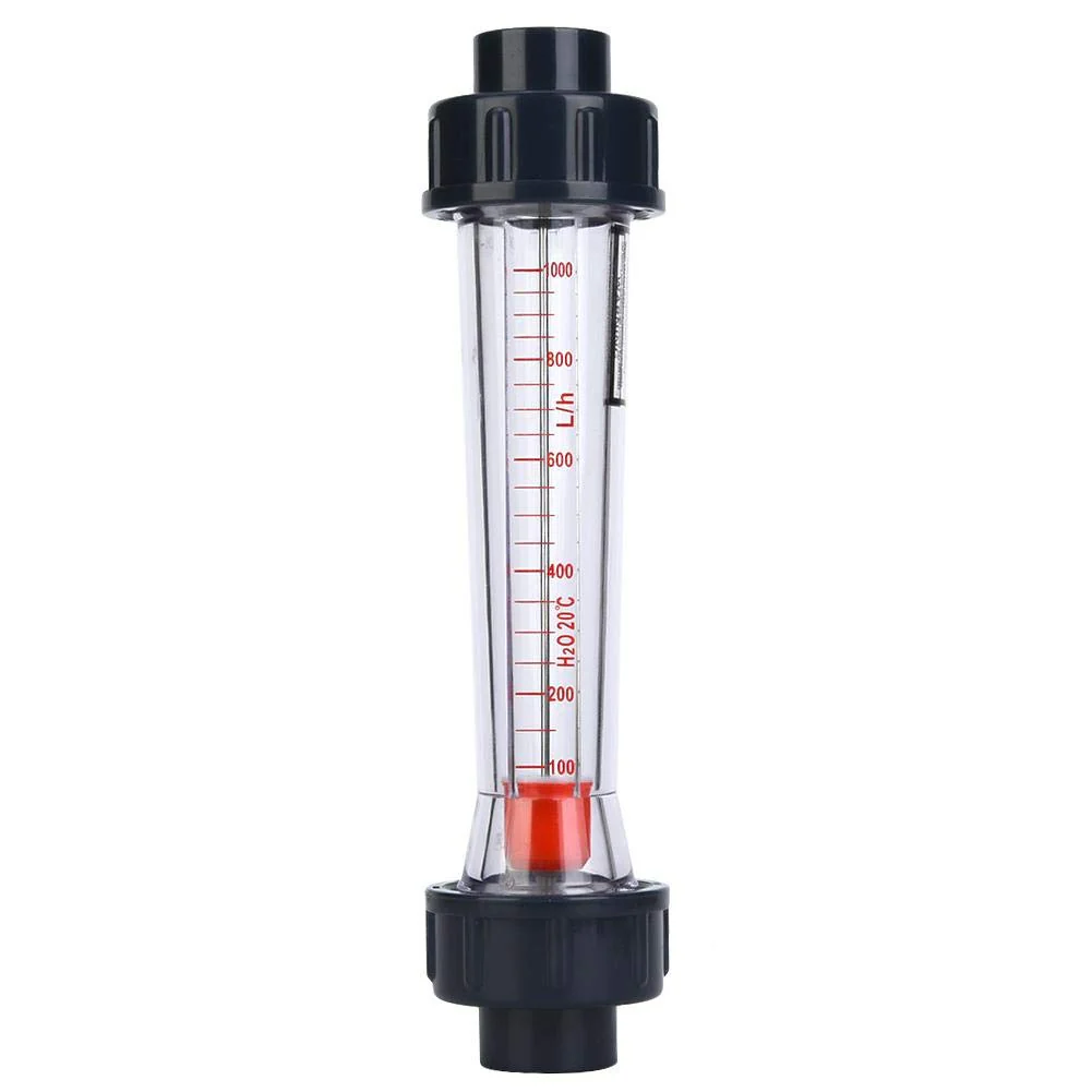 Plastic Pipe Flowmeter, Plastic Flat Mouth (Inner Diameter 25mm/1"), LZS-20 (D) 100-1000 L/H