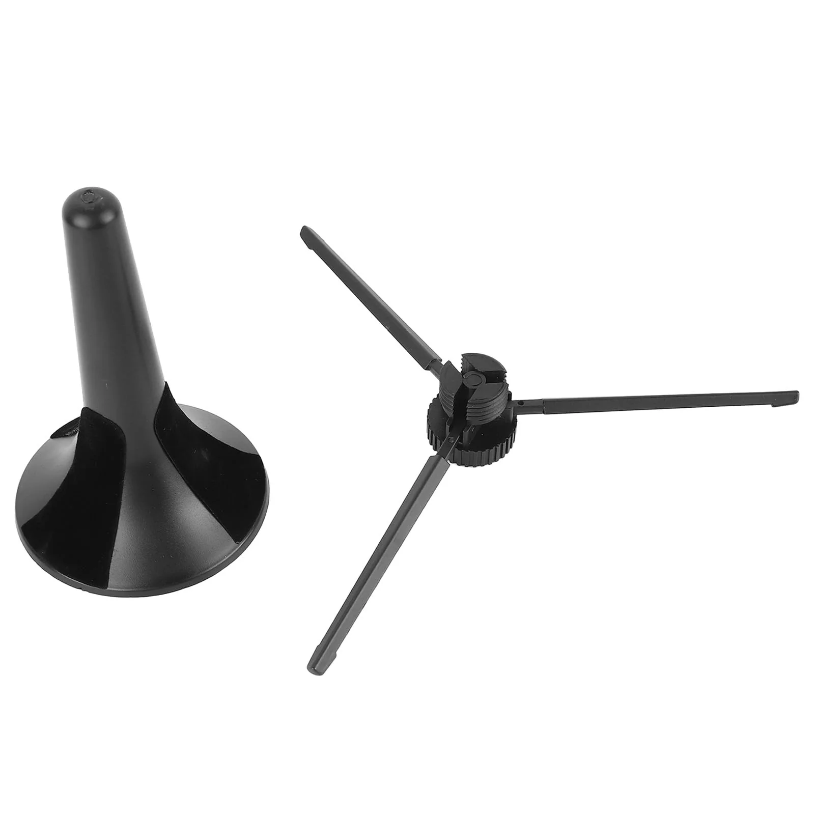 Plastic Trumpet Stand, Foldable Design Adjustable Height Saxophone Holder for Wind Musical Instrument