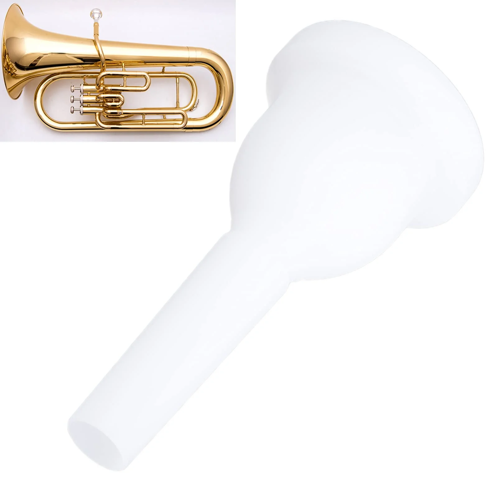 Plastic Tuba Mouthpiece, Accessories ABS Tuba Mouthpieces Replacement for Musicians for Wind Instrument (01 02 015sprxtd3avz1754) - Image 2